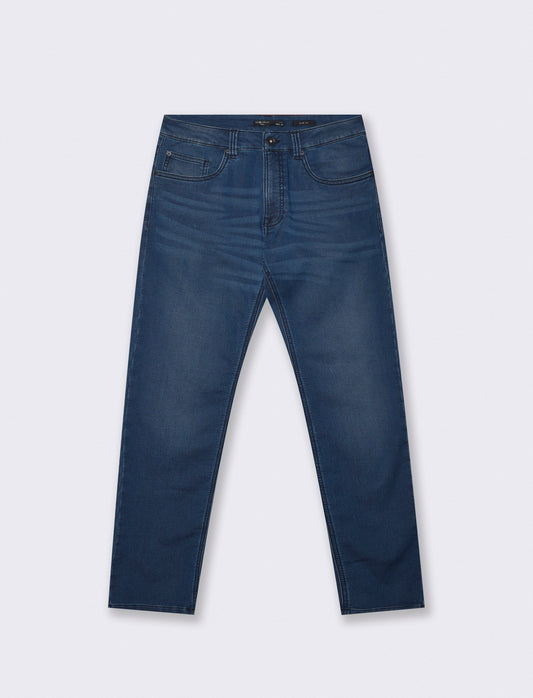 Jeans Slim Fit Blu Scuro Super Confort - DENIM SCURO