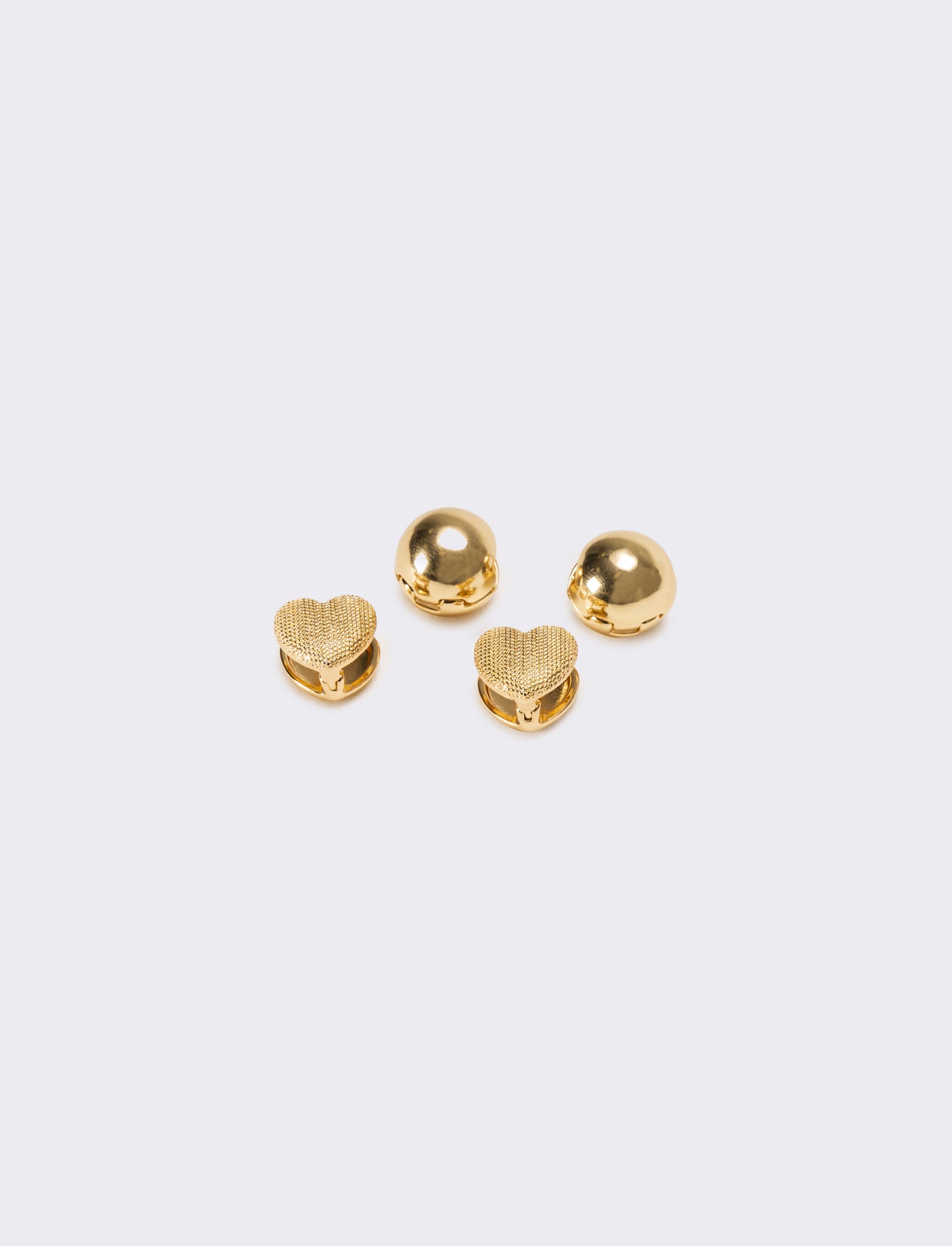 Orecchini donna card 2 paia - Oro
