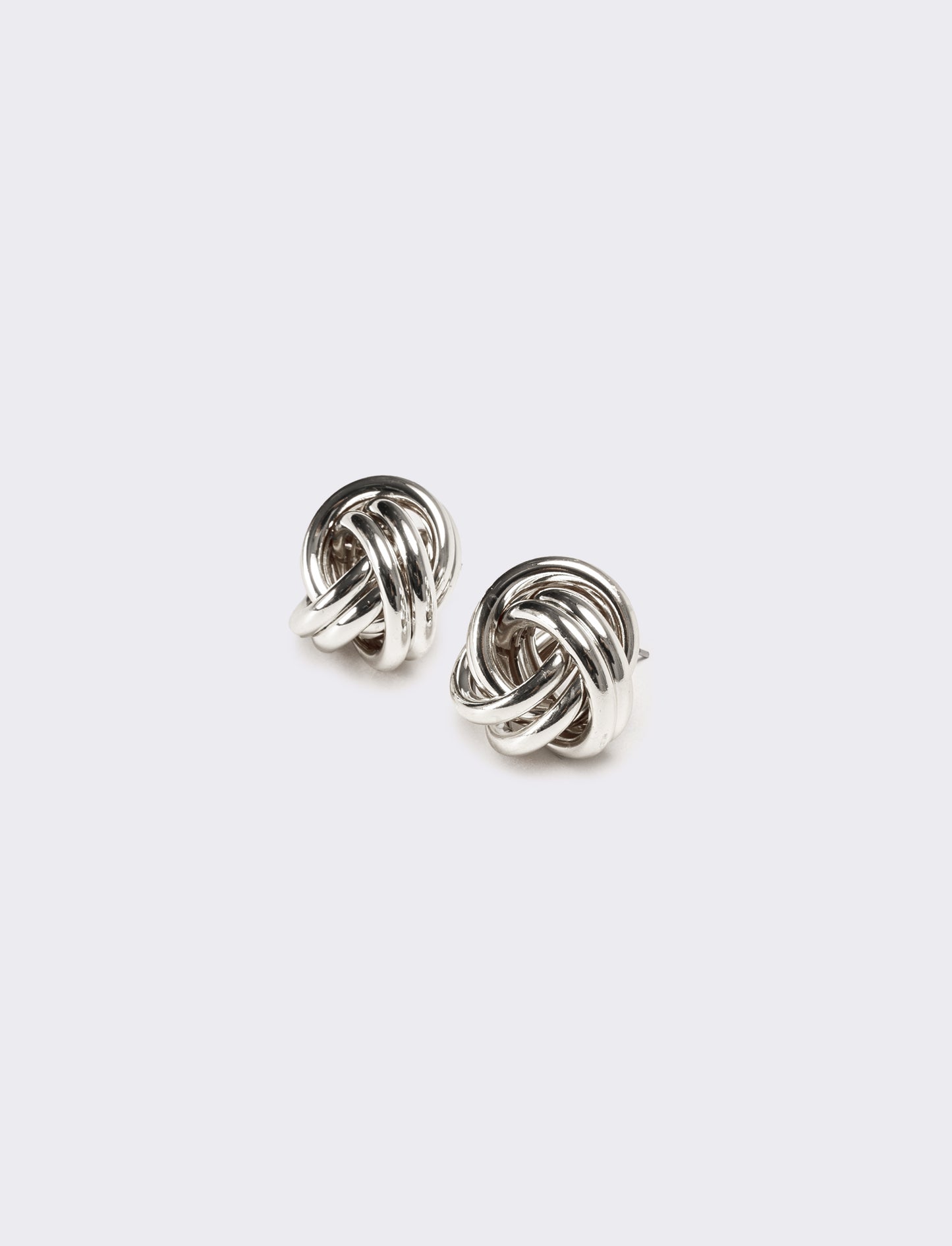 Orecchini donna nodo - Argento