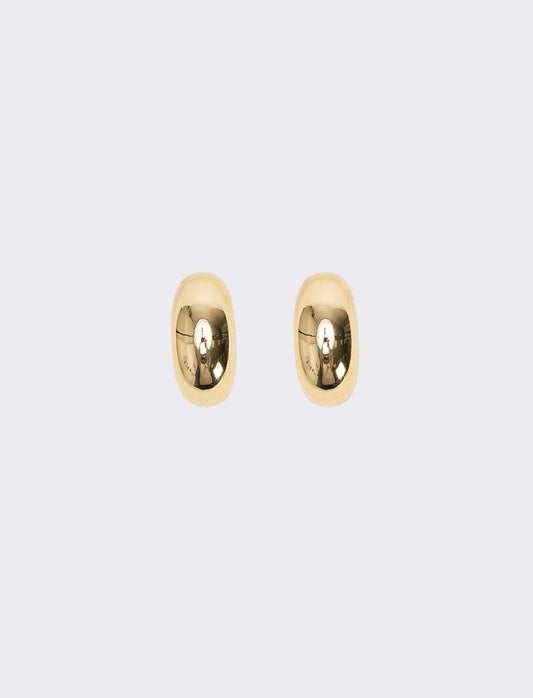 Orecchini donna bombato - Oro