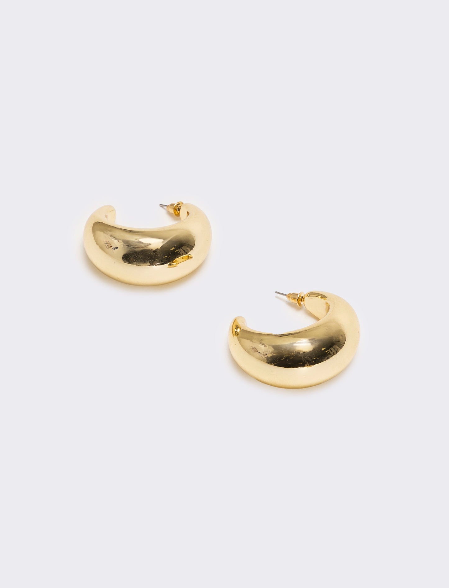 Orecchini donna bombato - Oro