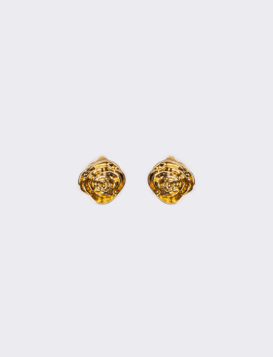 Orecchini donna fiore - Oro