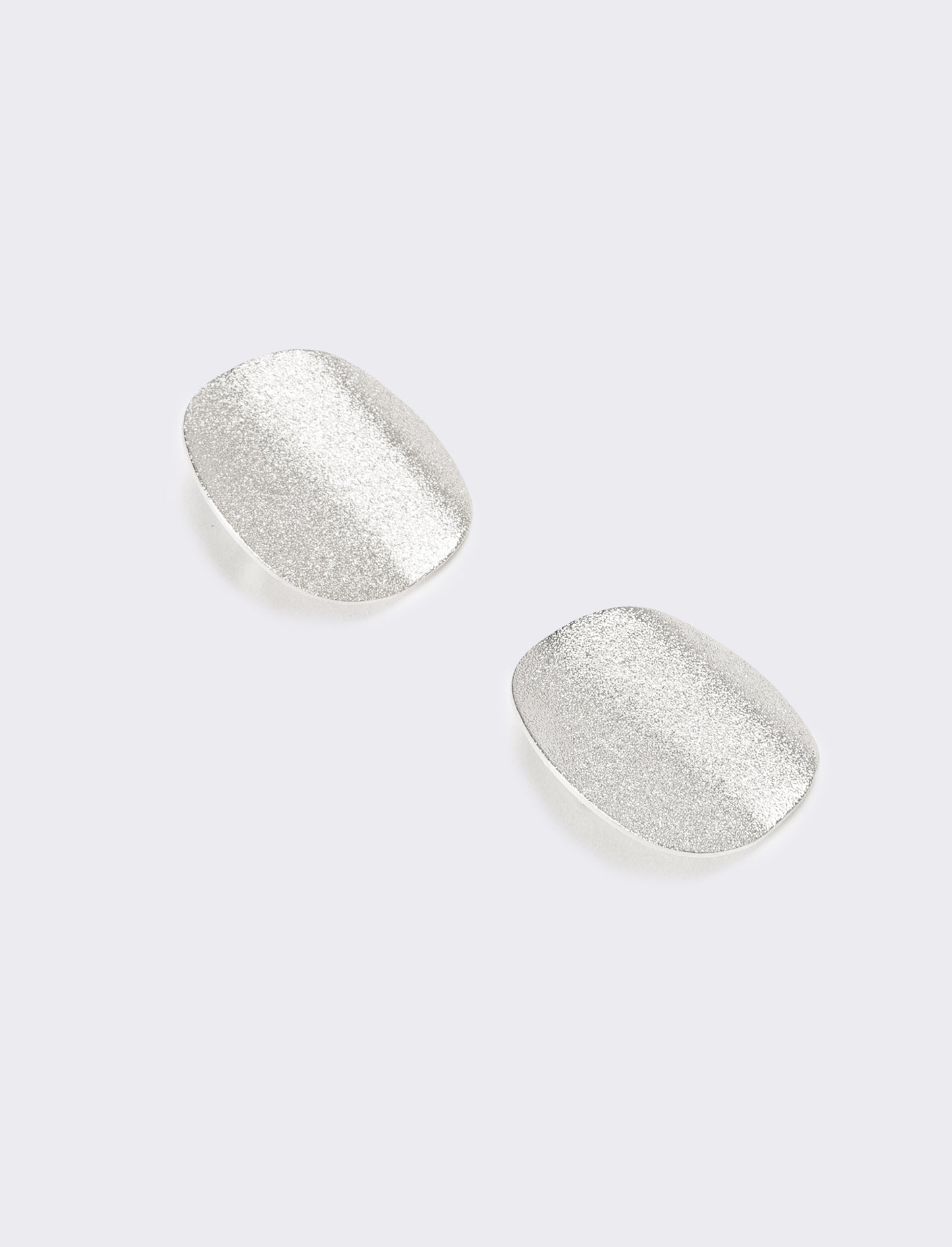 Orecchini donna padella con clips - Argento