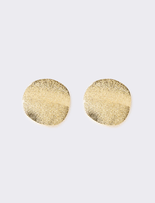Orecchini donna padella con clips - Oro