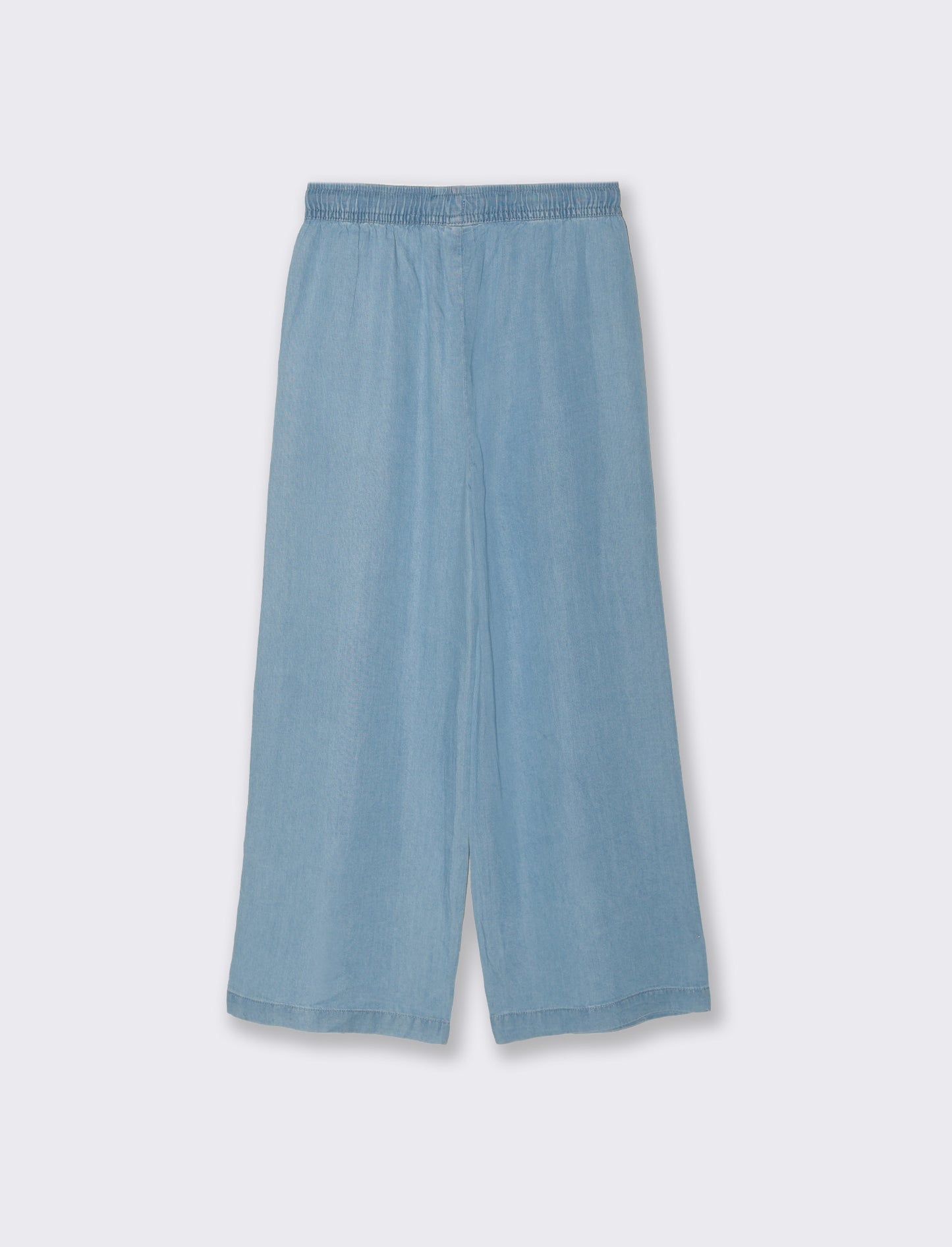 Pantaloni rigati da bambina - Denim