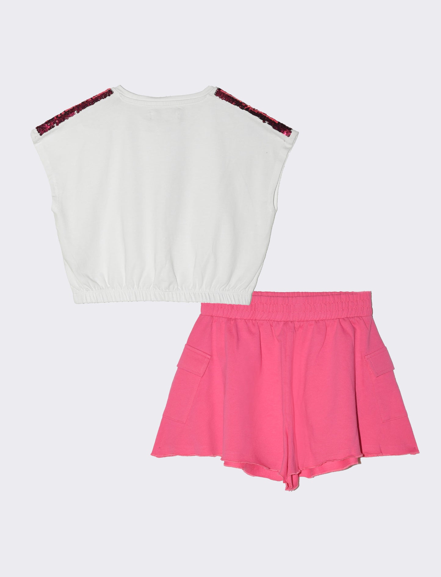 Completo due pezzi bambina - Bianco