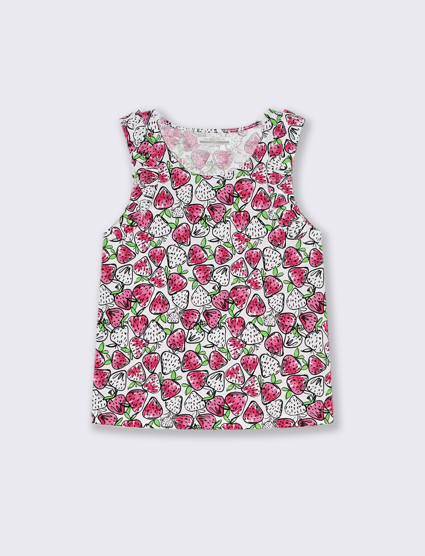Canotta stampata da bambina - Fragola