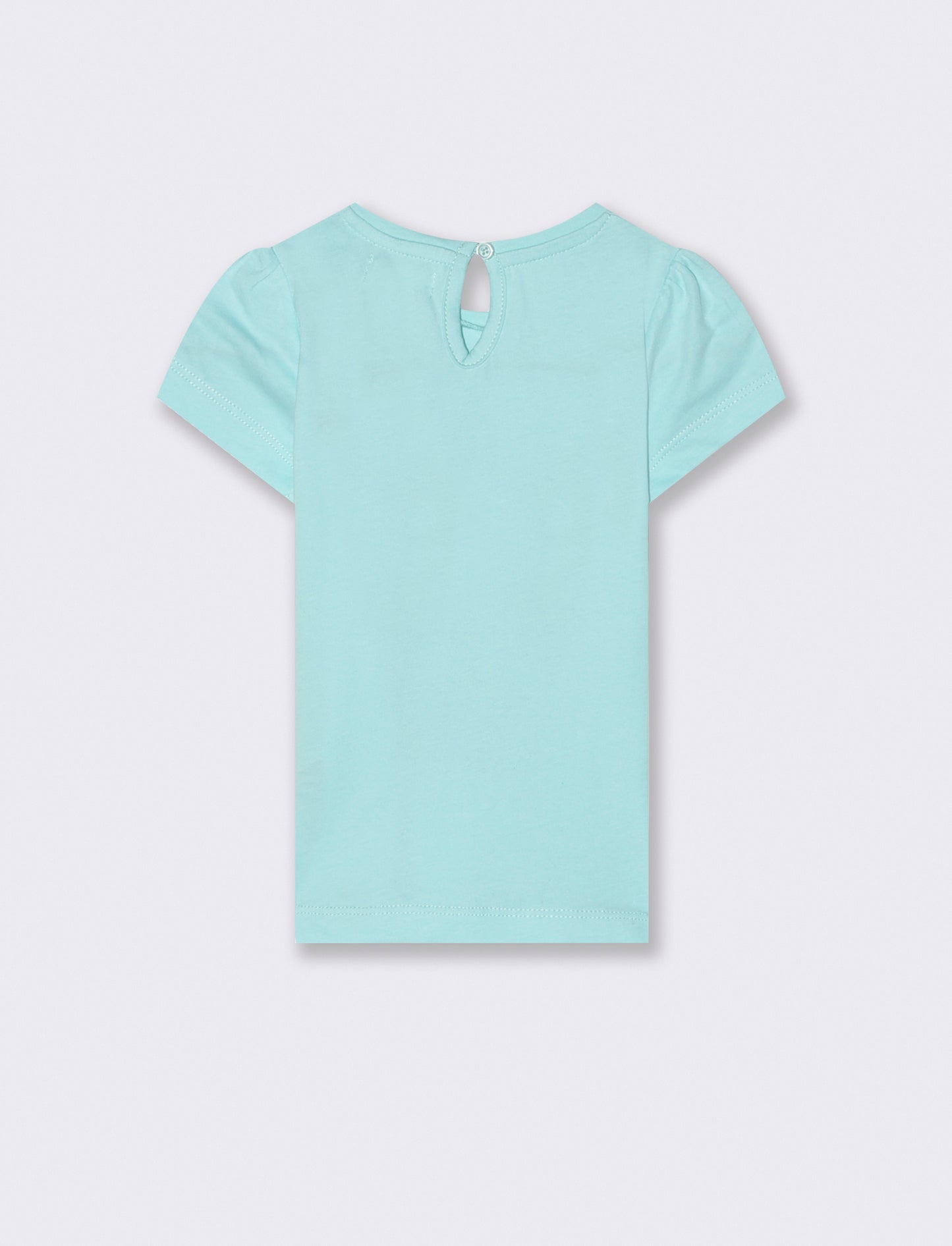 Maglia con stampa da neonata - Verde acqua