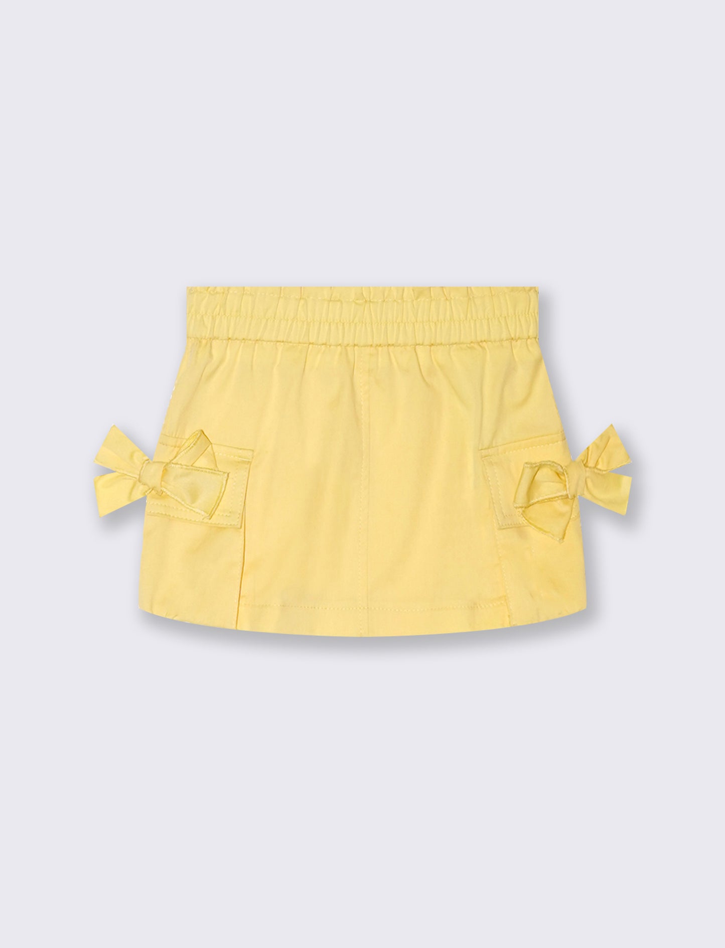 Gonna con tasconi da neonata - Giallo