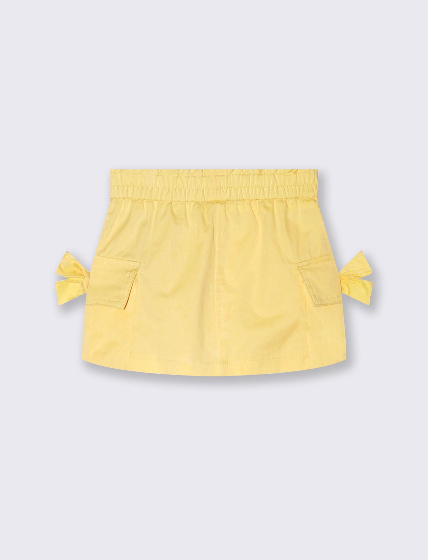Gonna con tasconi da neonata - Giallo