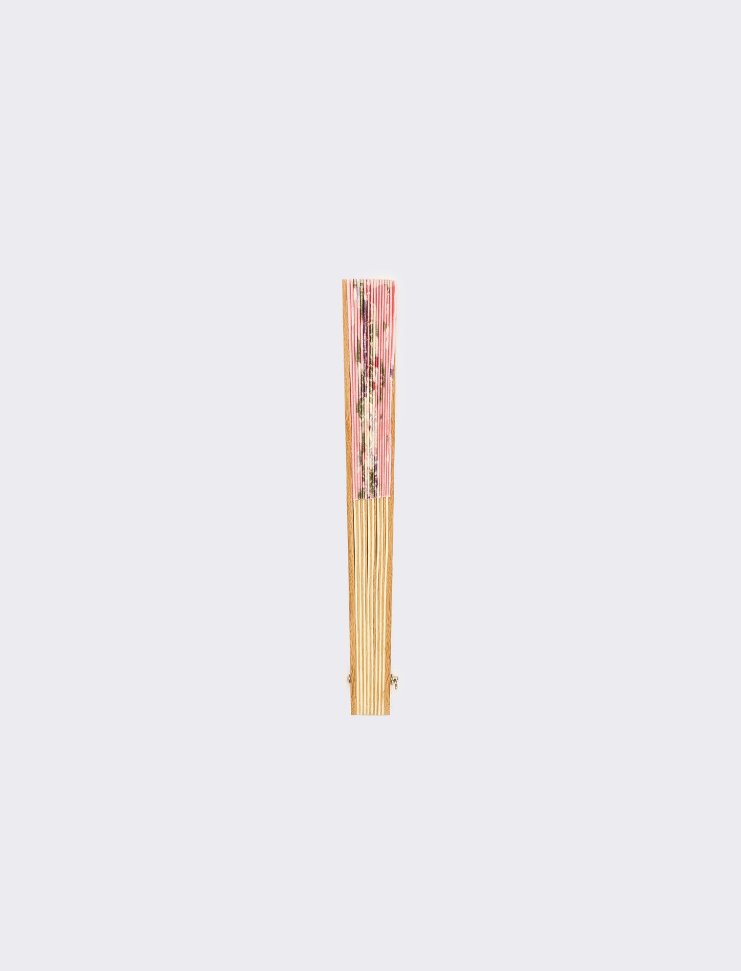Ventaglio donna in legno e poliestere da pochette - Rosa