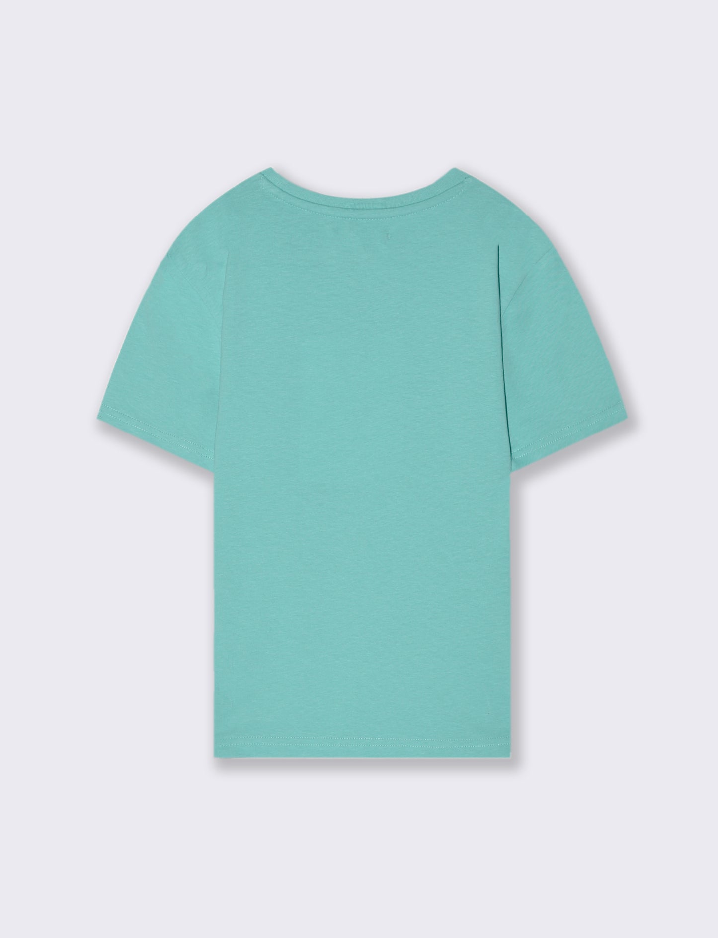 T-shirt coreana da bambino - Verde acqua