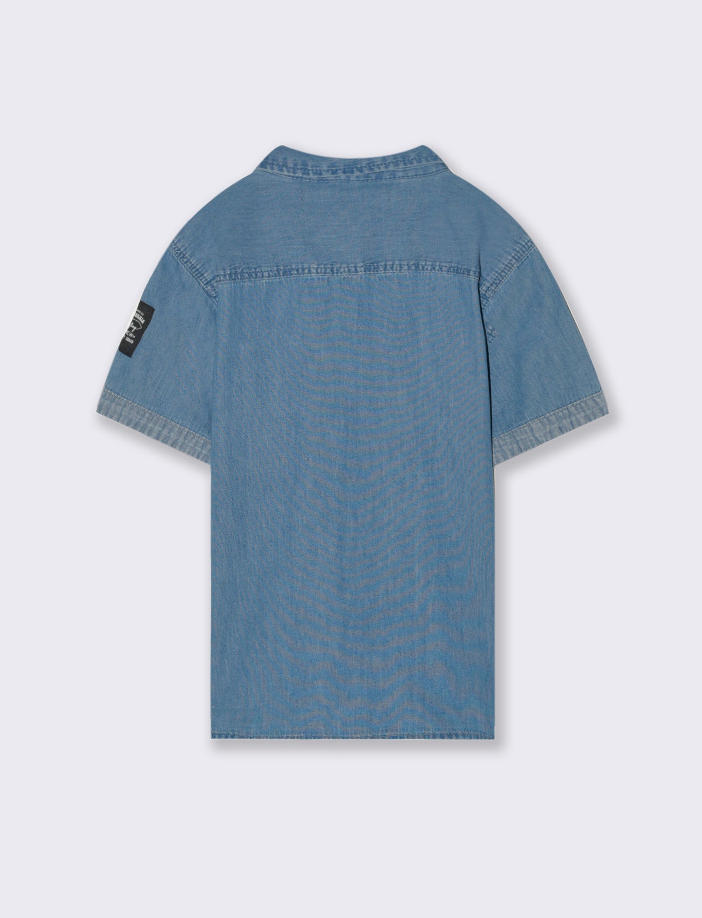 Camicia in denim mezza manica da bambino - Denim