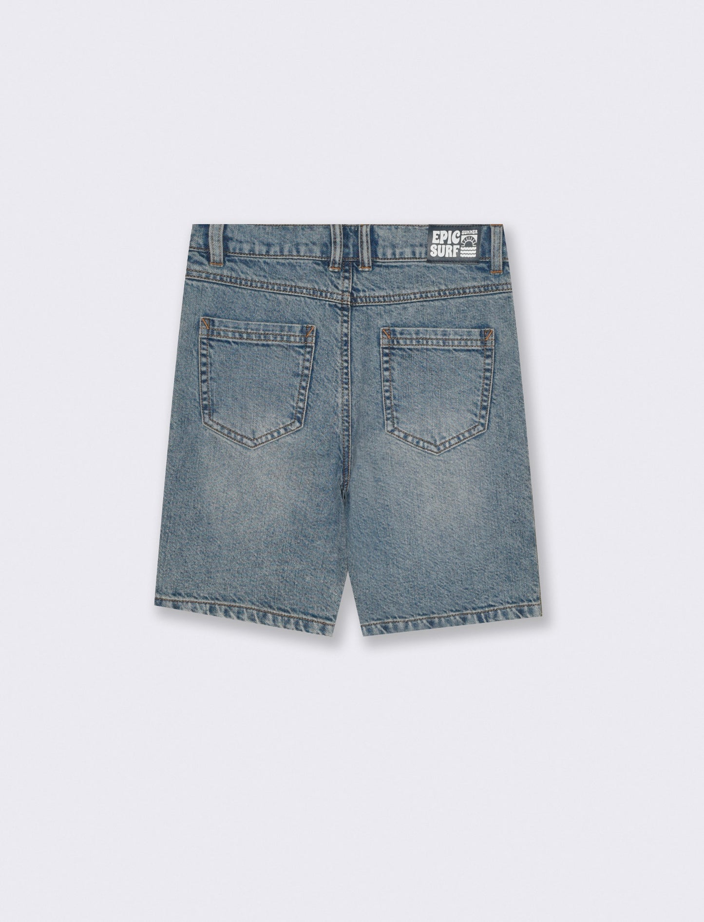 Bermuda in denim da bambino - Denim chiaro
