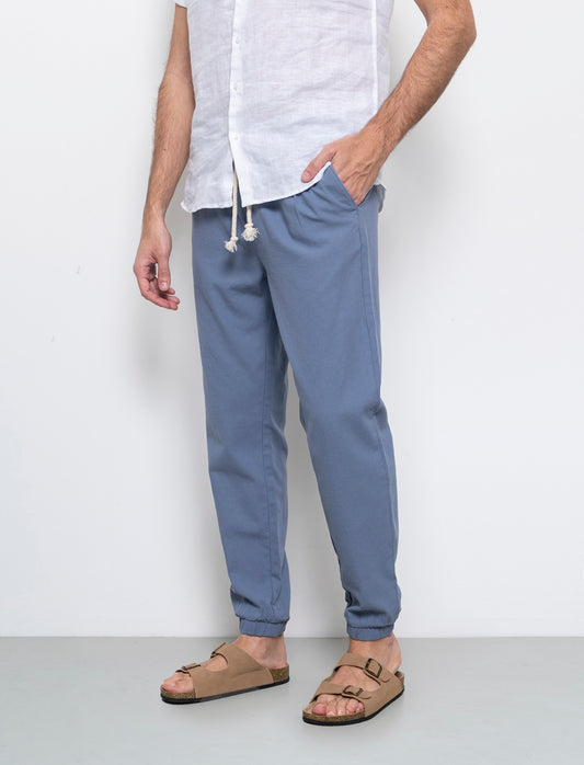 Pantaloni jogger tessuto strutturato da uomo - CARTA DA ZUCCHERO