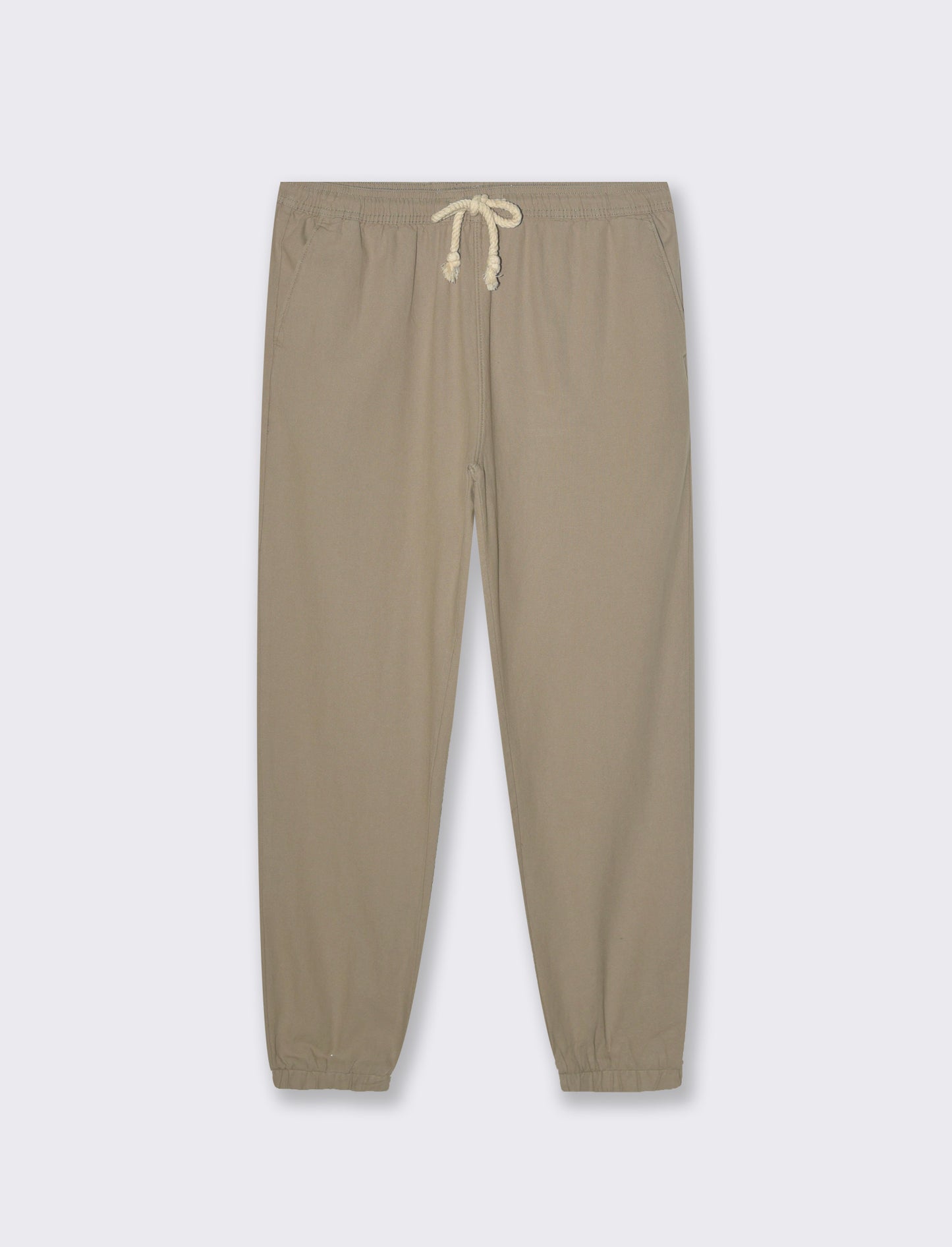 Pantaloni jogger tessuto strutturato da uomo - Verde salvia