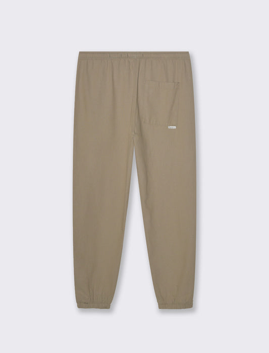 Pantaloni jogger tessuto strutturato da uomo - Verde salvia