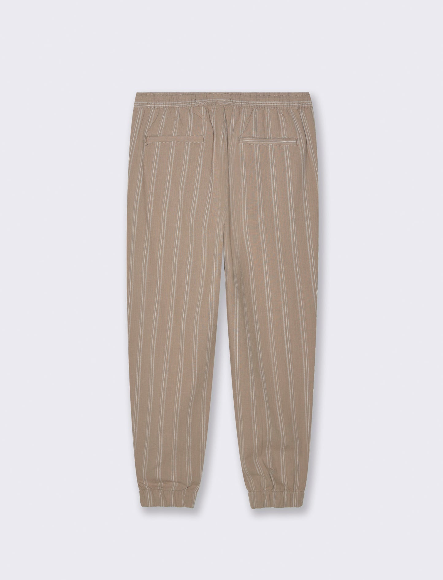 Pantaloni jogger effetto lino da uomo - Grigio tortora