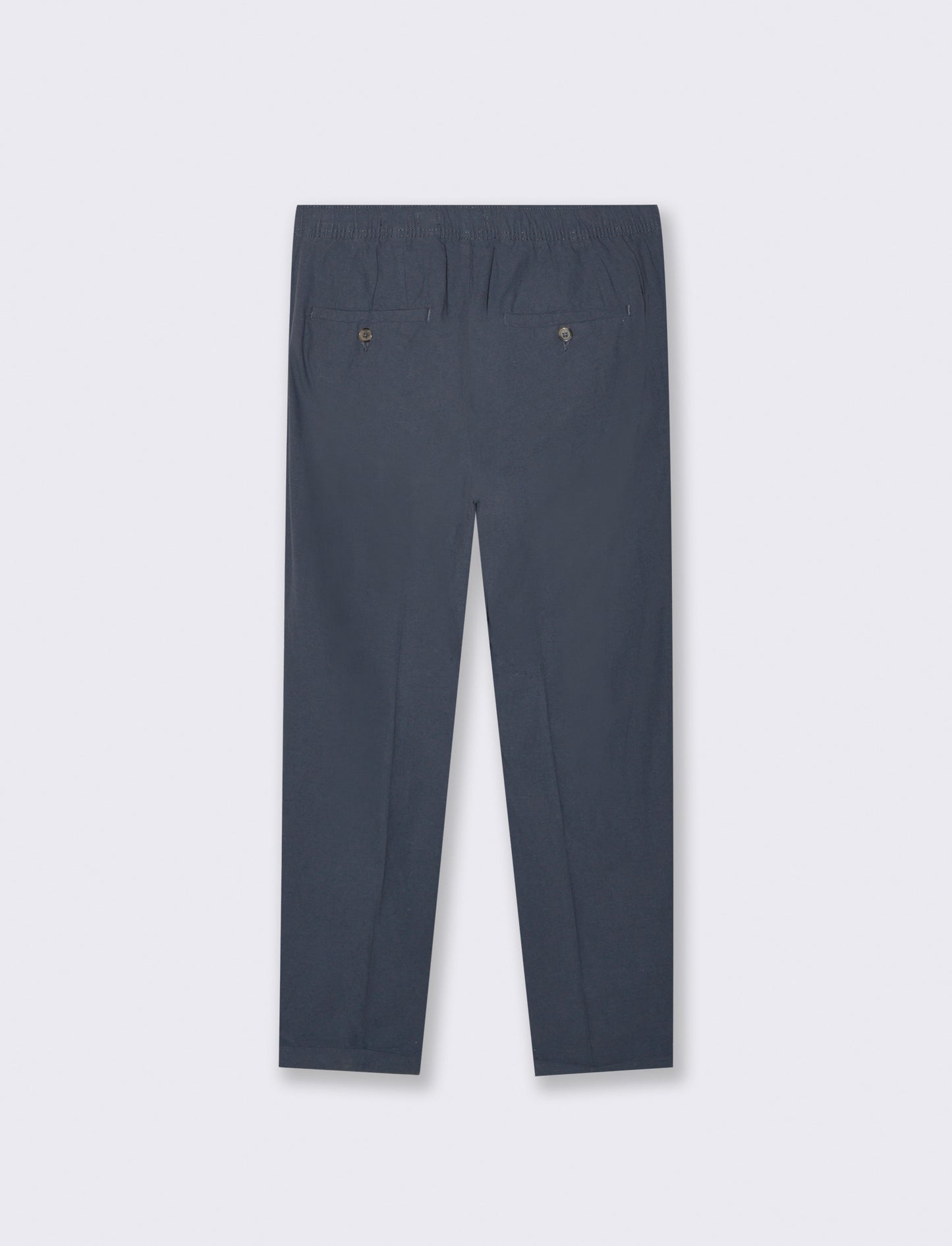 Man's linen blend jogger pants for comfort - Blue