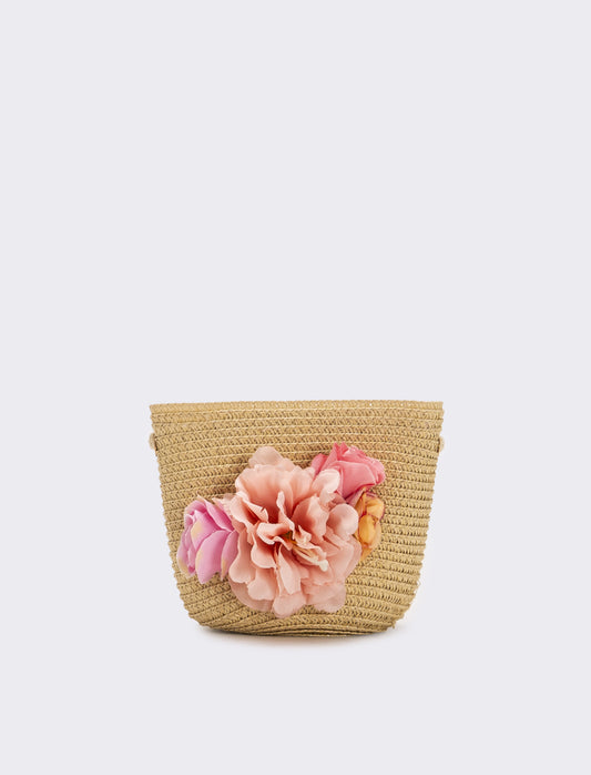 Tracollina bambina con fiori - Multicolore