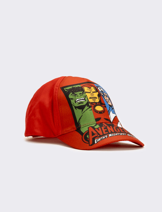 Cappello bambino baseball spiderman avenger - Rosso