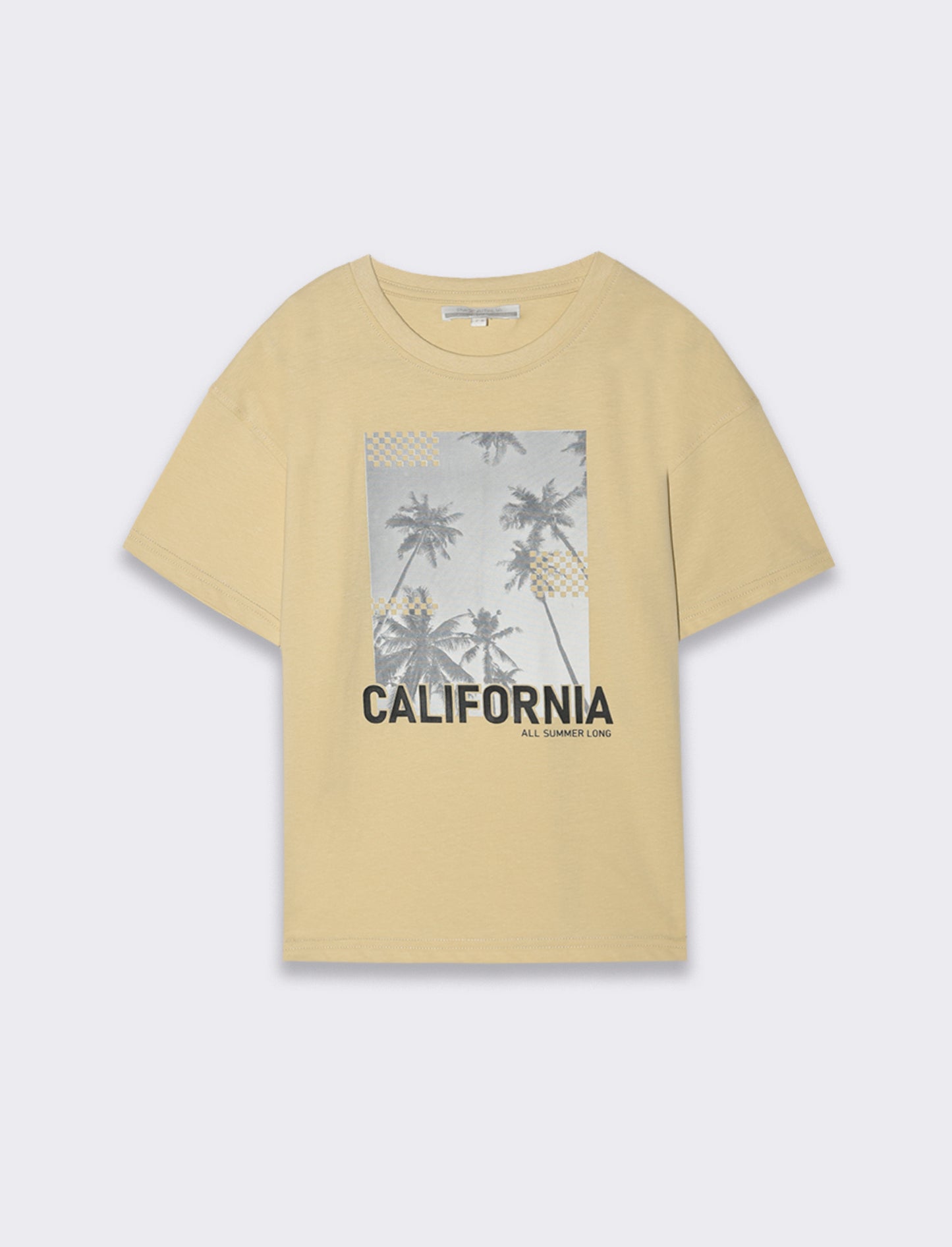 T-shirt loose da bambino - Beige
