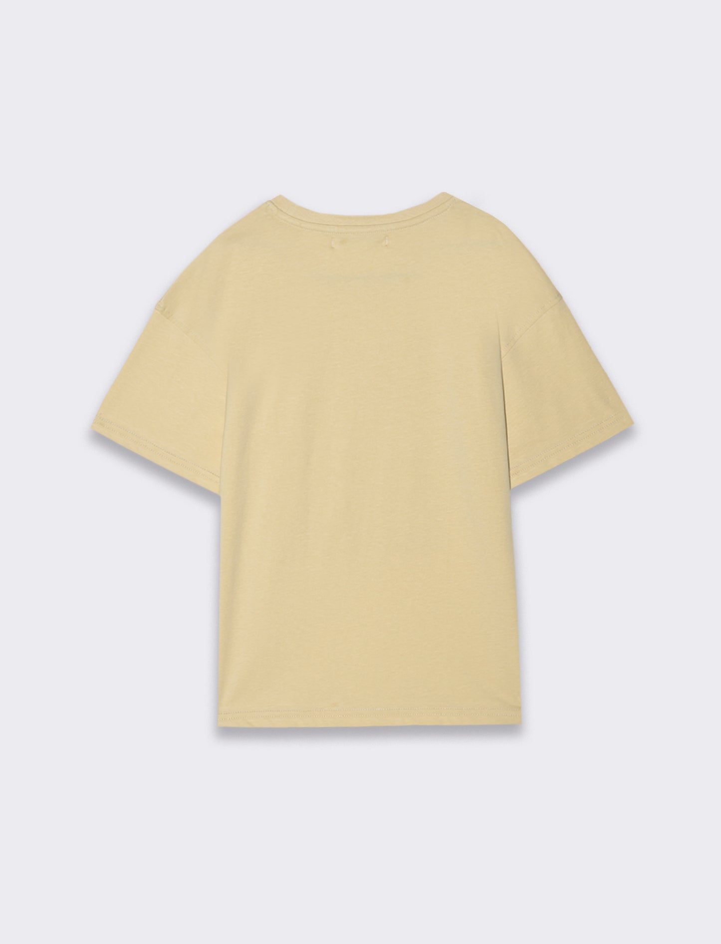 T-shirt loose da bambino - Beige
