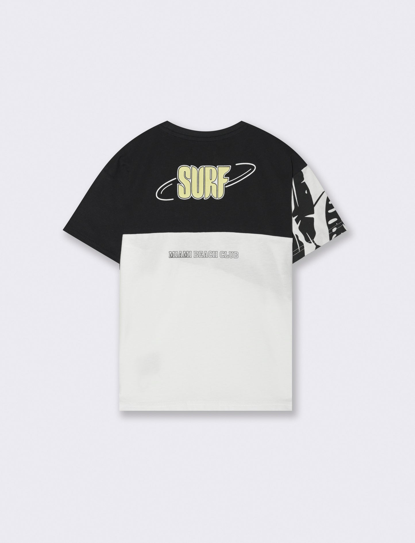 T-shirt bicolor da bambino - Fantasia