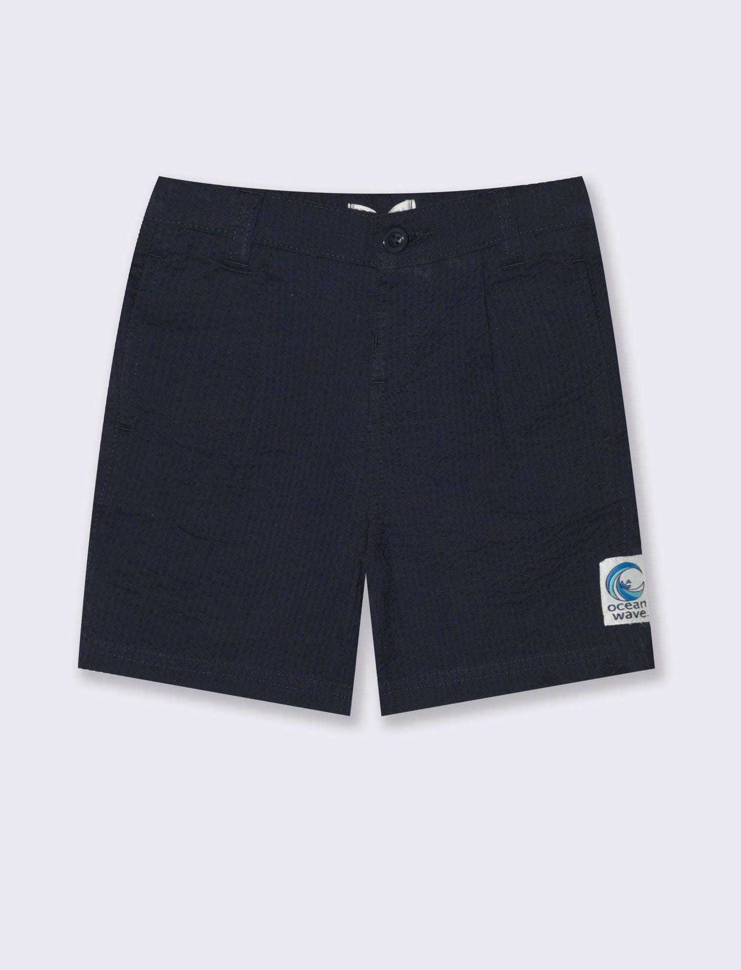 Shorts in seersucker da neonato - Blu
