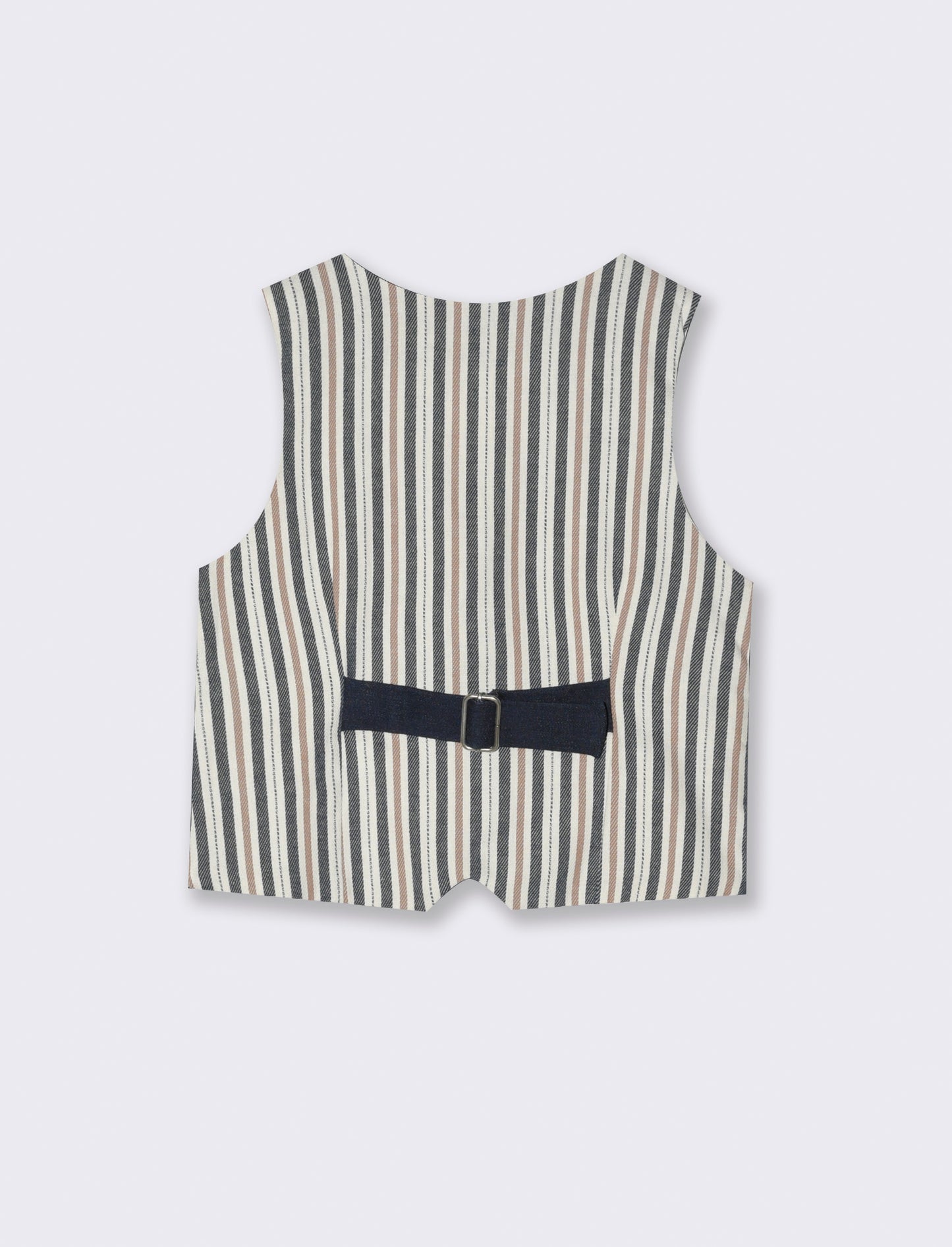 Gilet con retro a contrasto da neonato - Blu