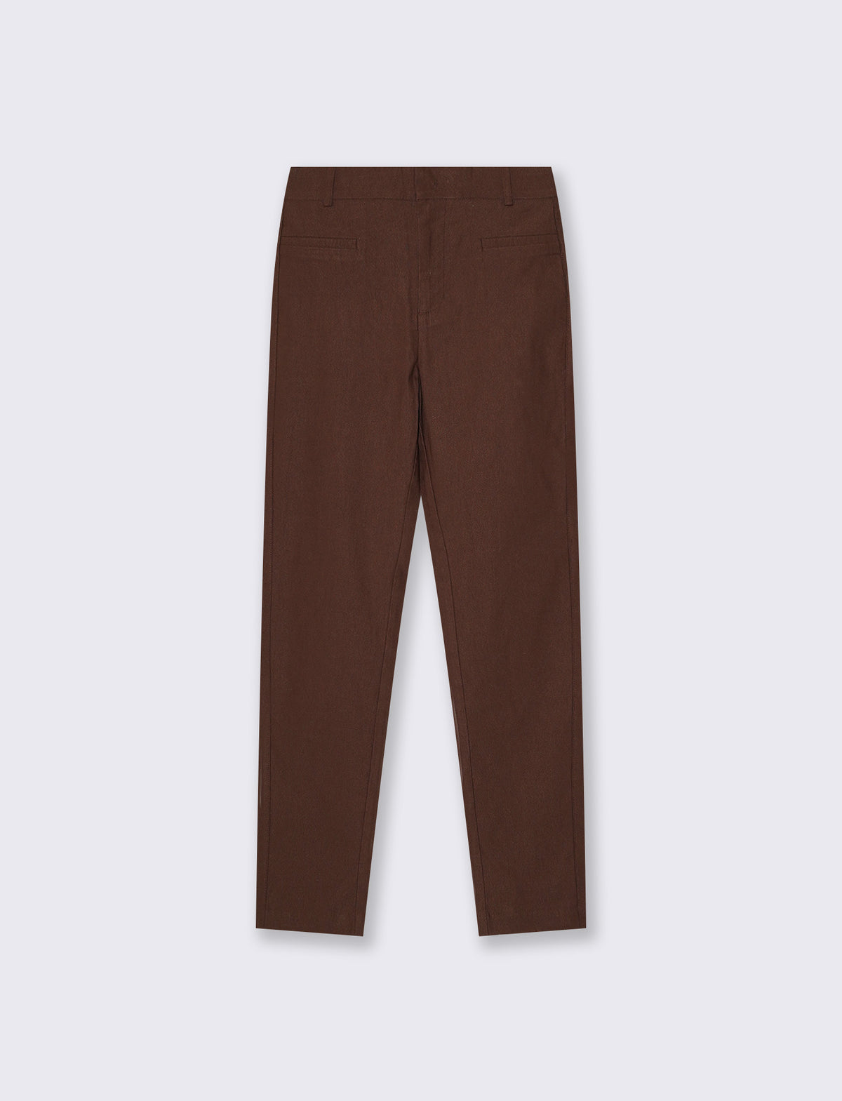 Pantalone con tasche a friso - Marrone