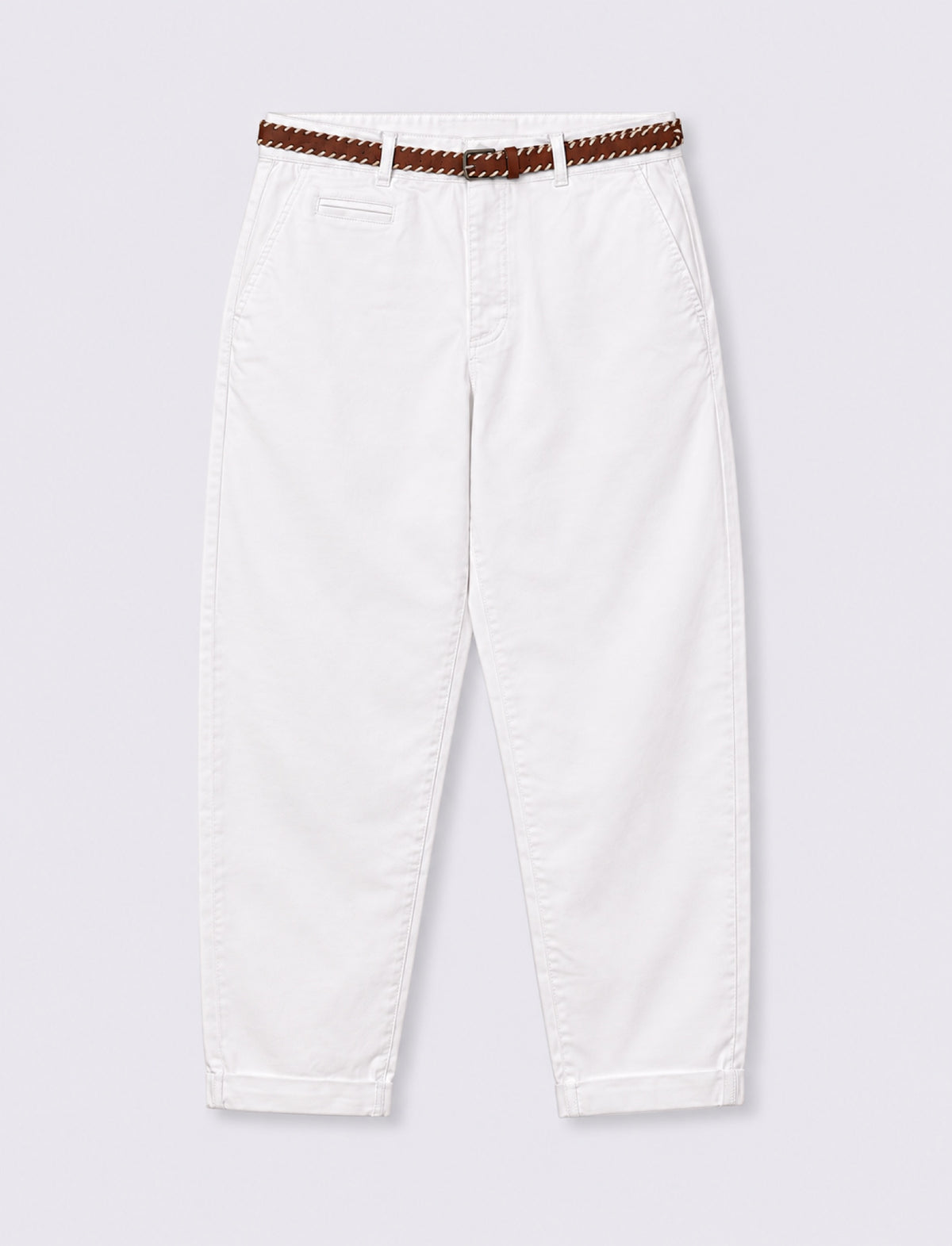 PANTALONE BASICO - Bianco
