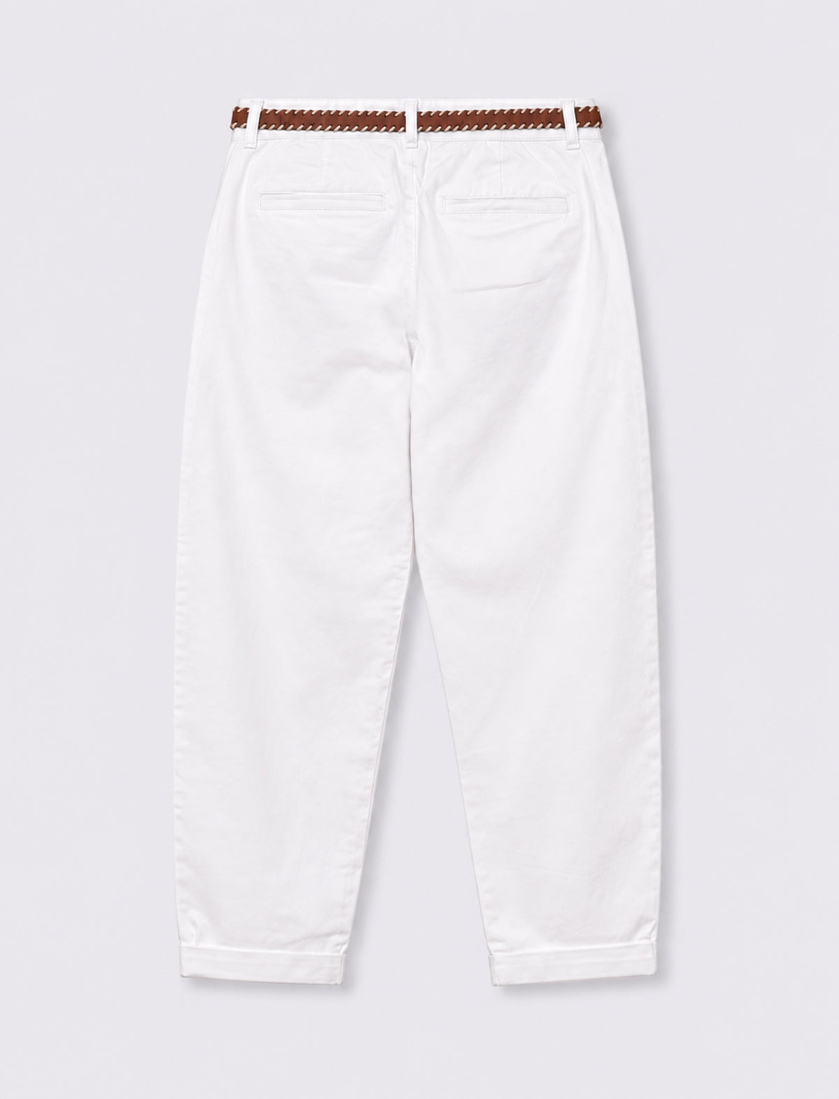 PANTALONE BASICO - Bianco