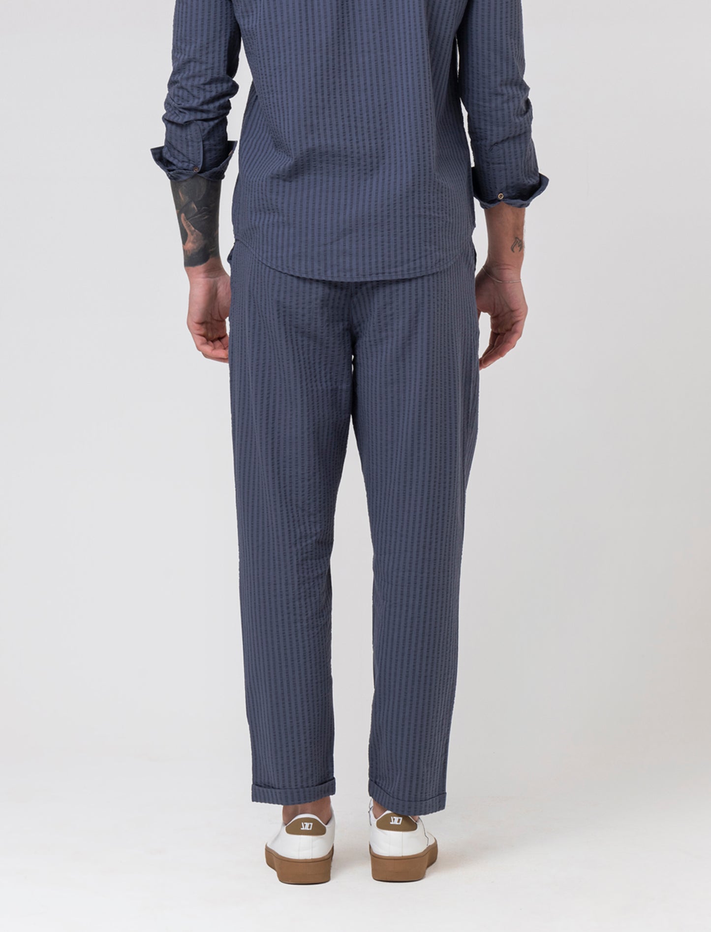 Pantaloni jogger in seersucker da uomo - Avion