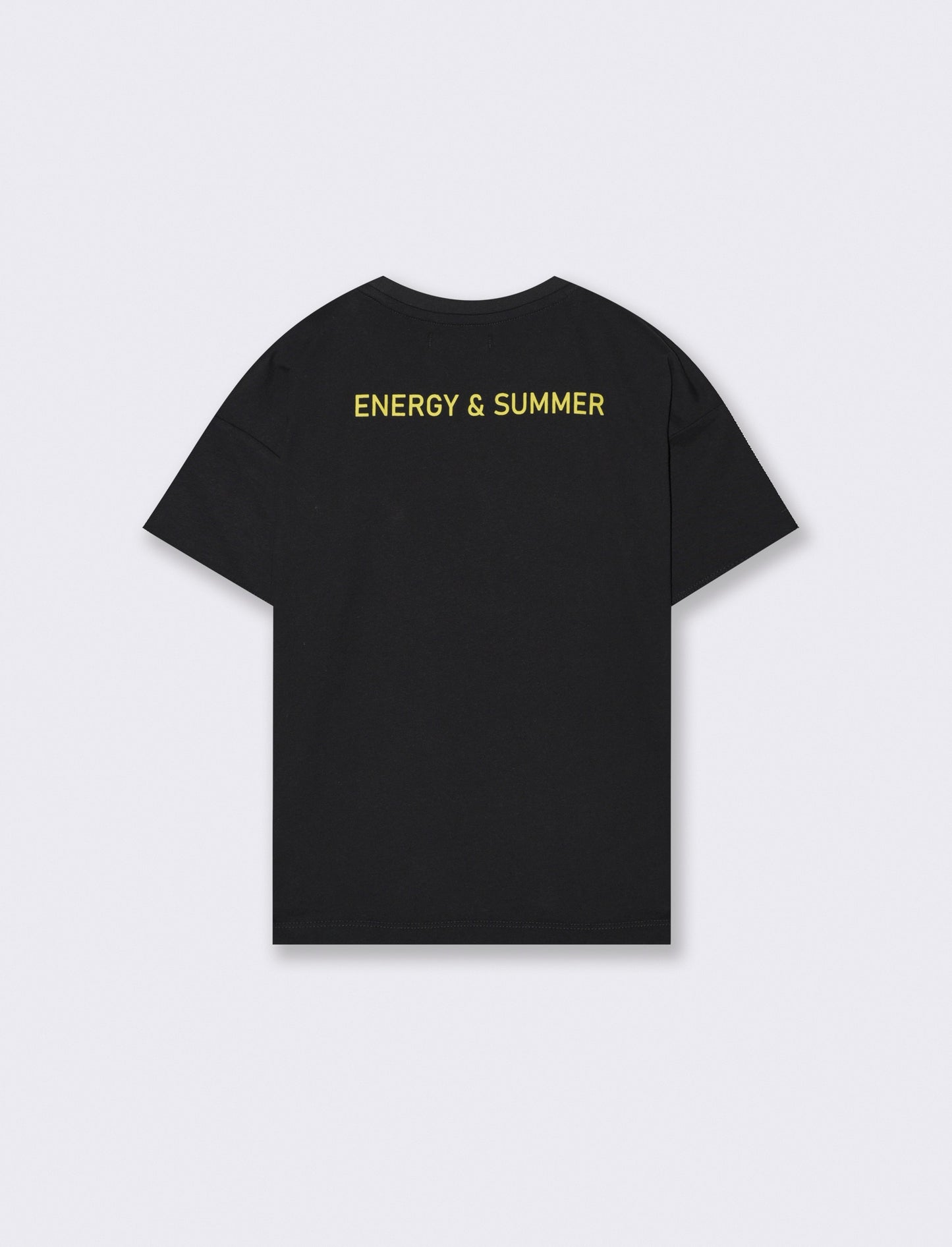 T-shirt vestibilità ampia da bambino - Nero