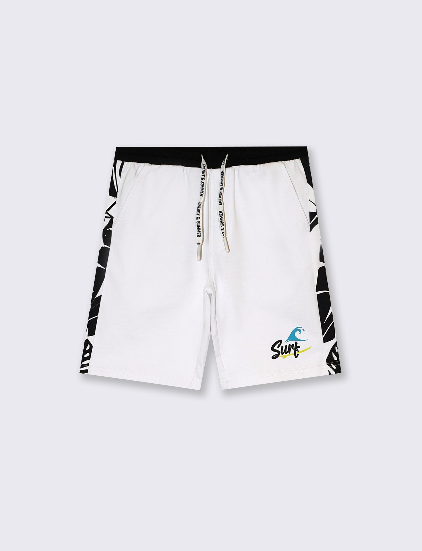 Bermuda con bandine da bambino - Bianco