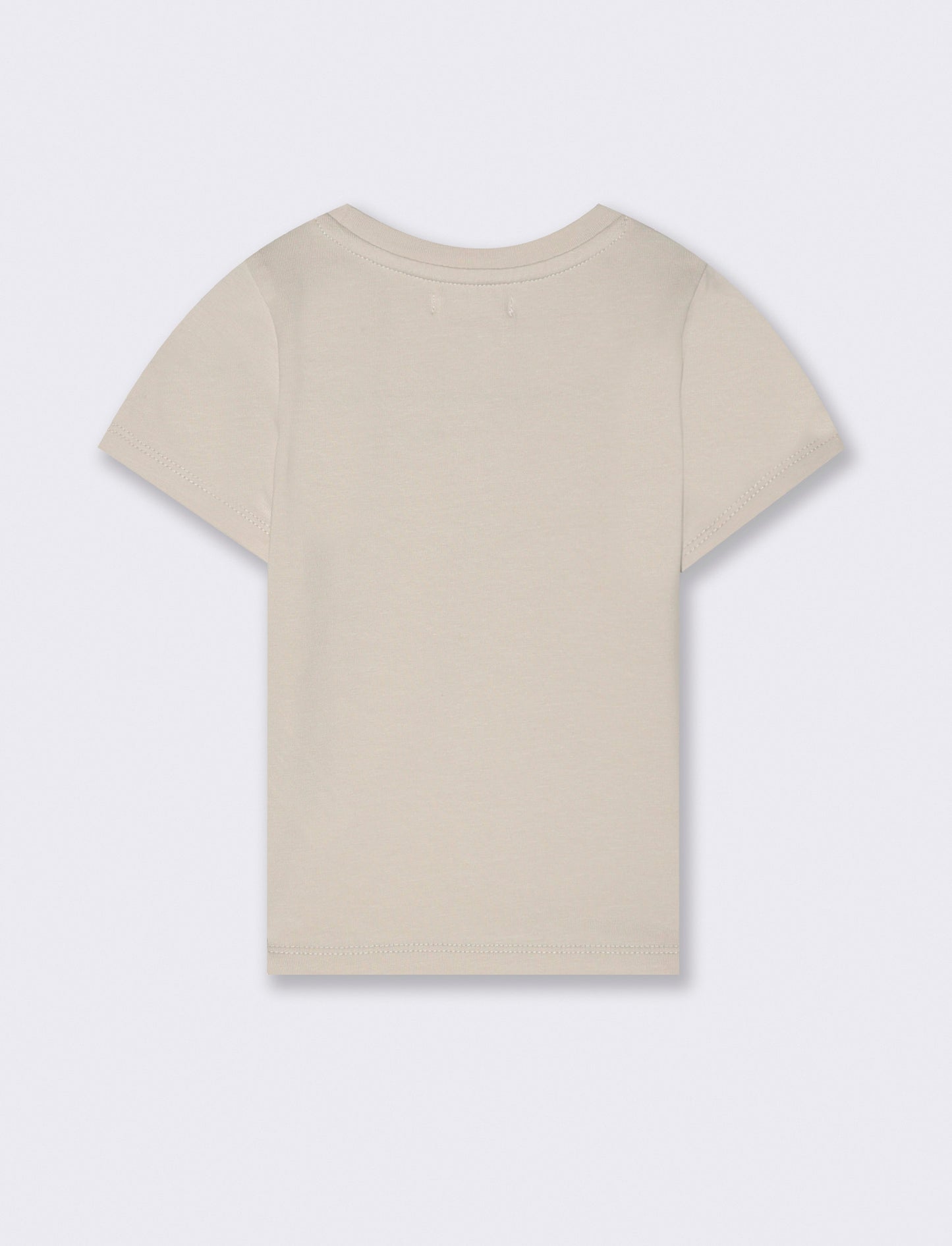 T-shirt modello serafino da neonato - Beige