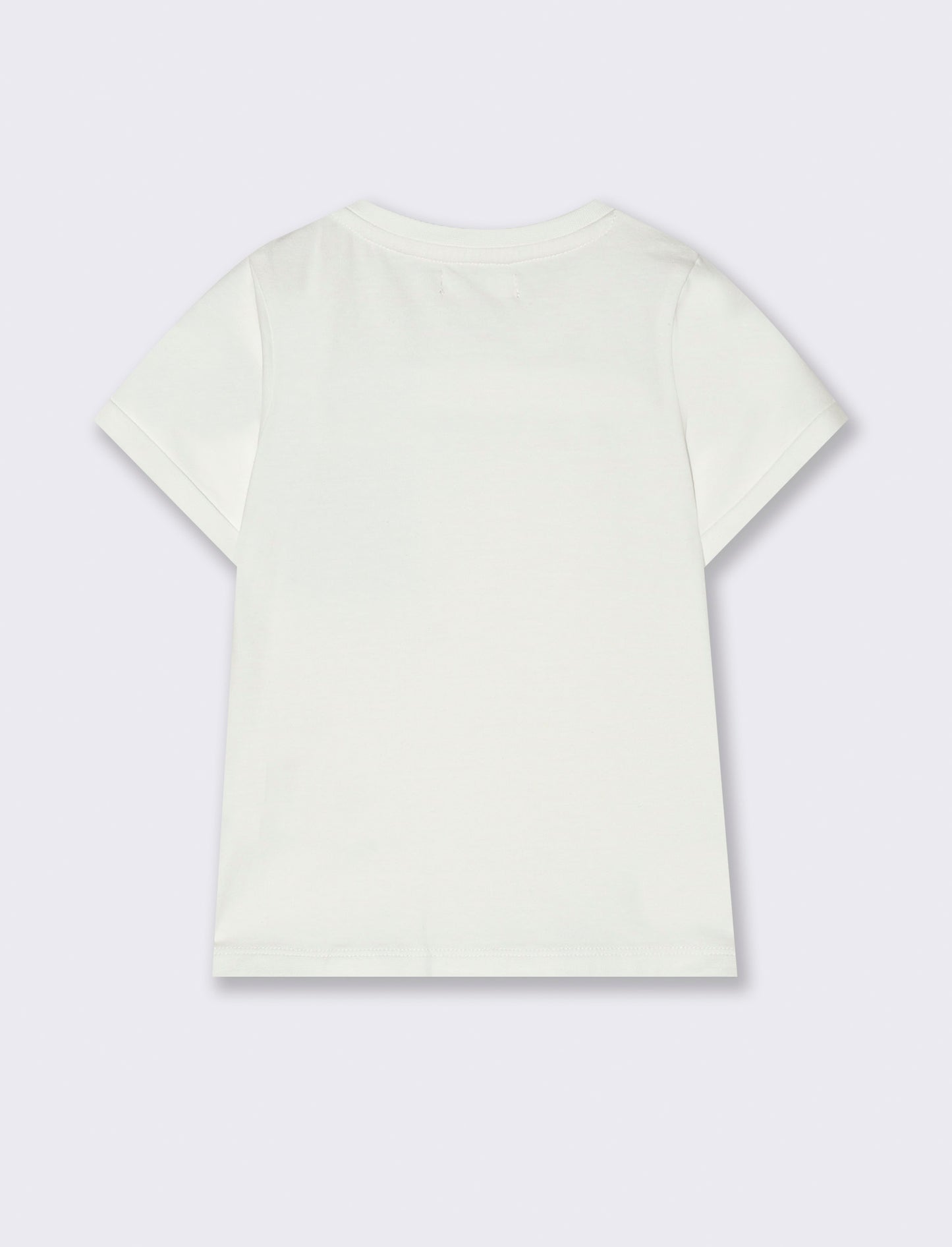 T-shirt con risvolto da neonato - Bianco