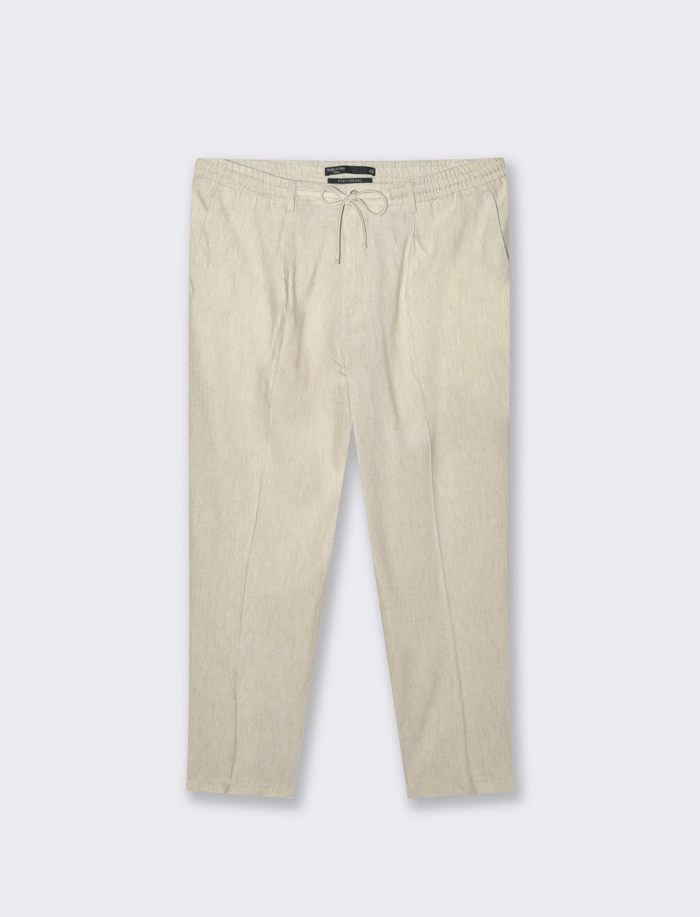 Man's linen blend suit blazer - Beige