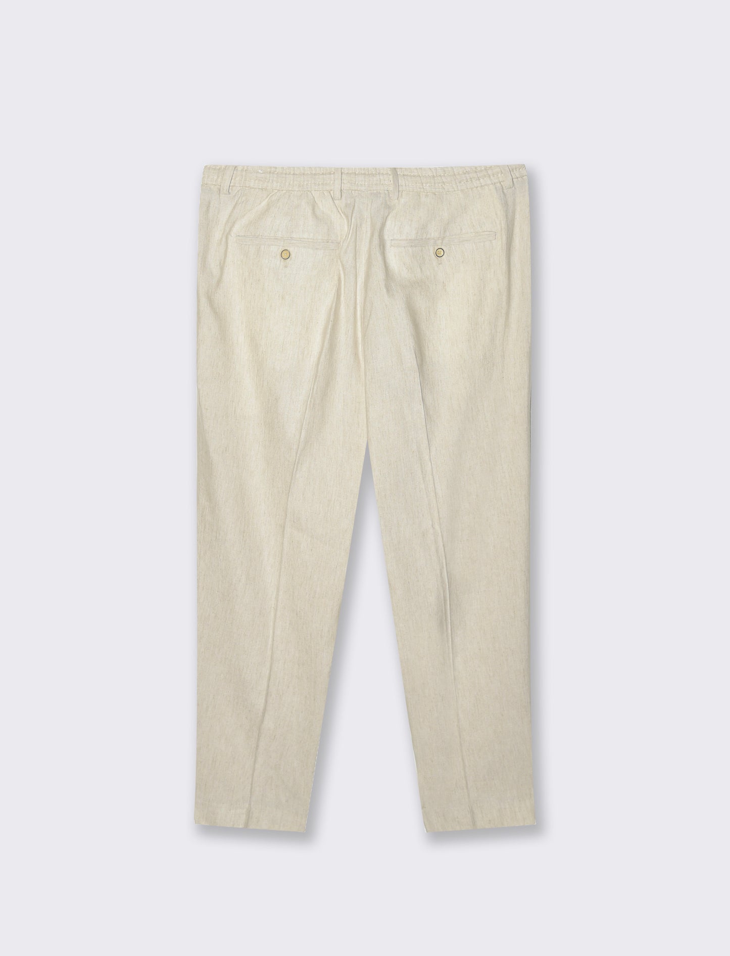 Man's linen blend suit blazer - Beige