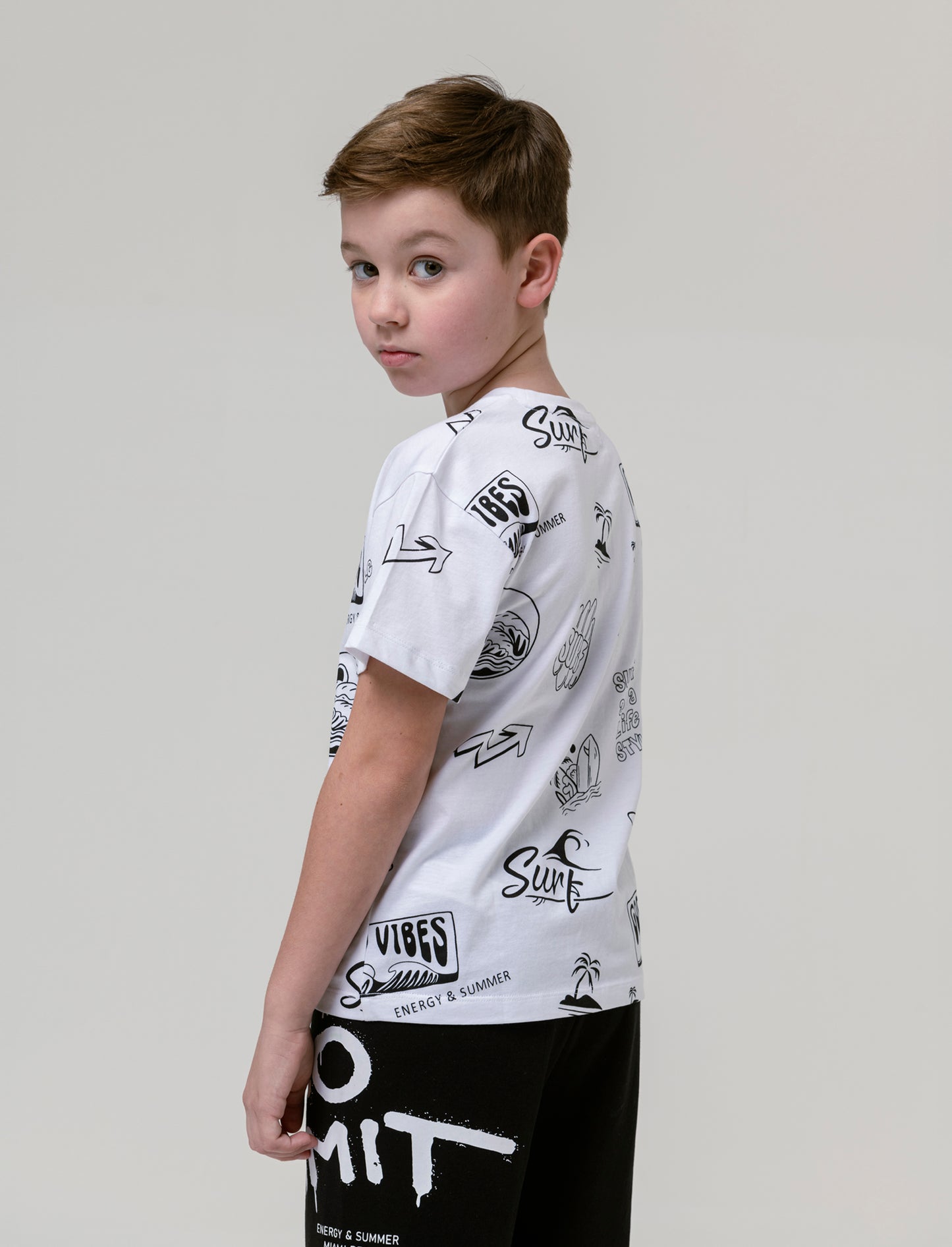 T-shirt stampata da bambino - Bianco