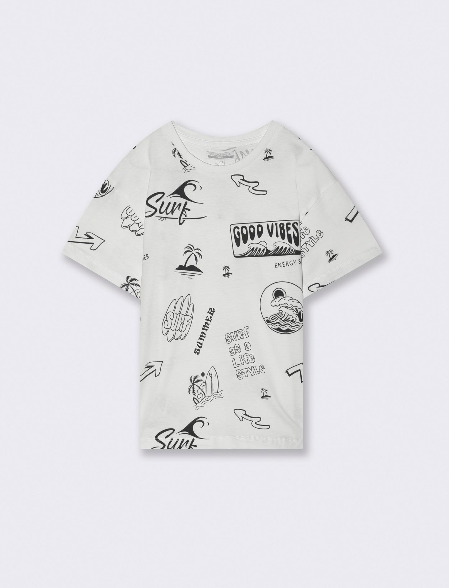 T-shirt stampata da bambino - Bianco
