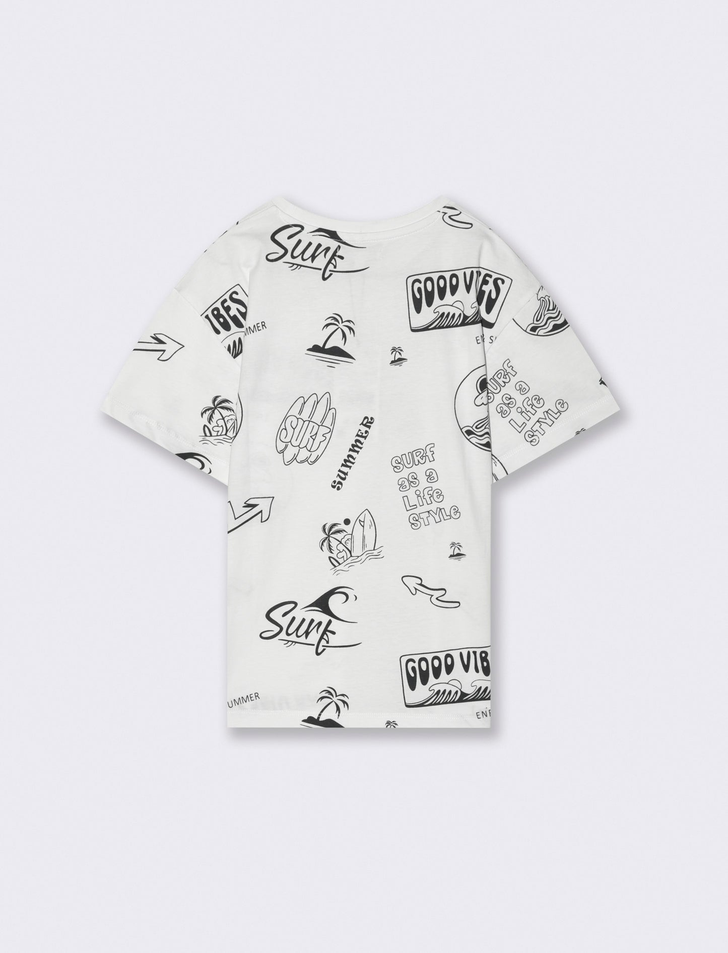 T-shirt stampata da bambino - Bianco