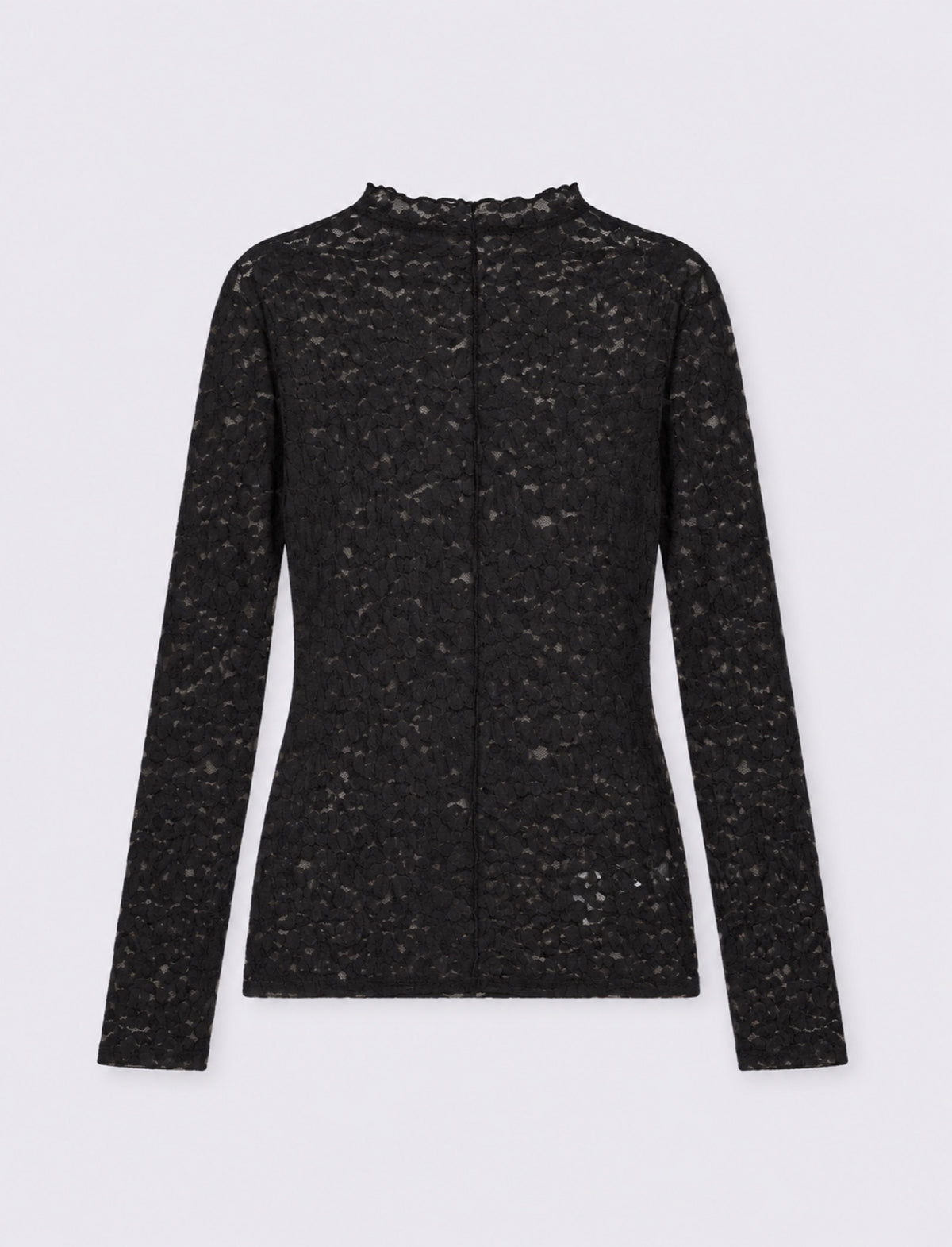 T-SHIRT ML PIZZO - Nero