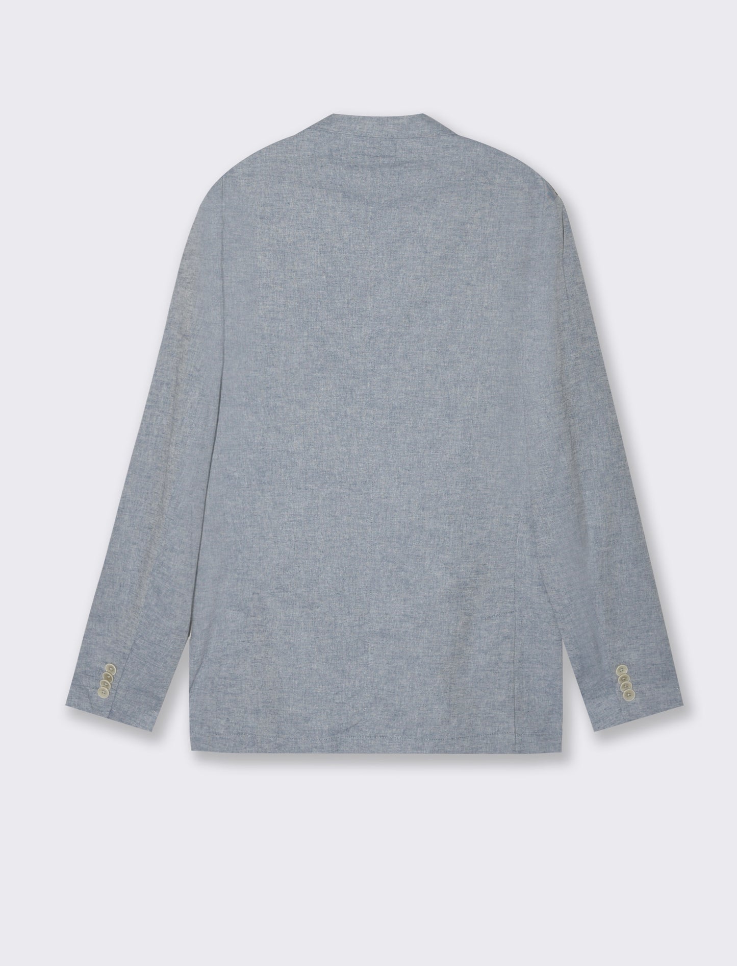 Man's linen blend blazer - Blue