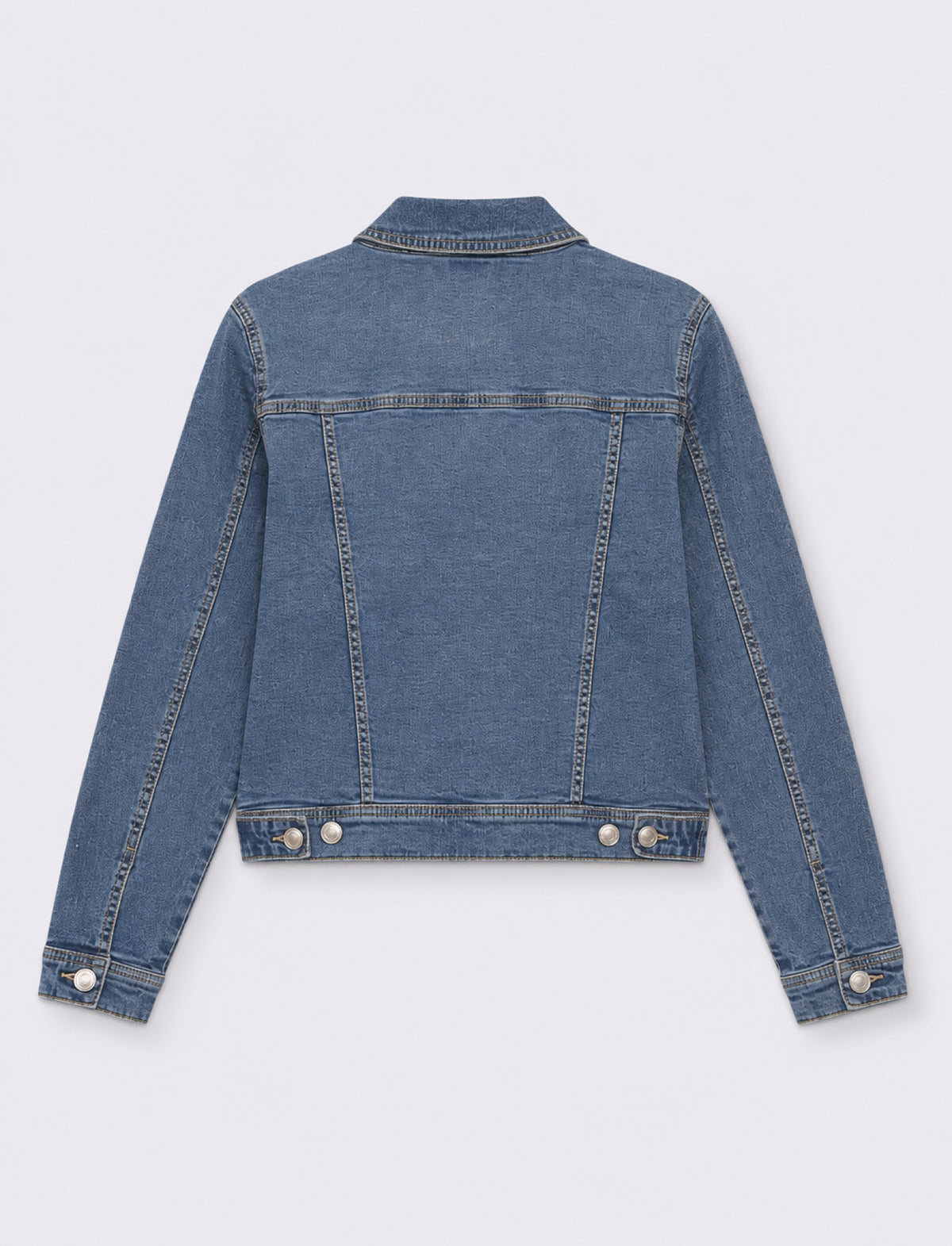 Giubbino in jeans con tasche con patta - Denim