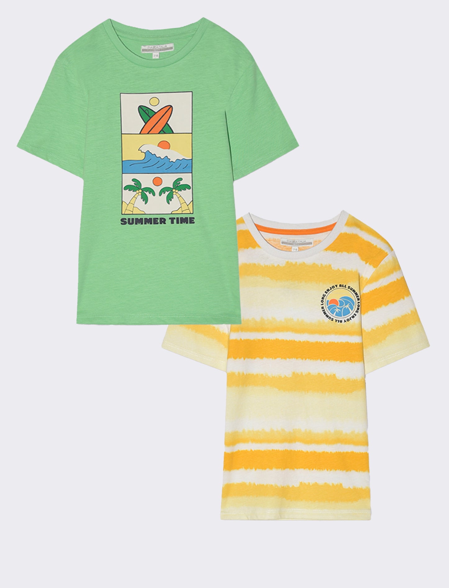 T-shirt 2 pack da bambino - Arancione