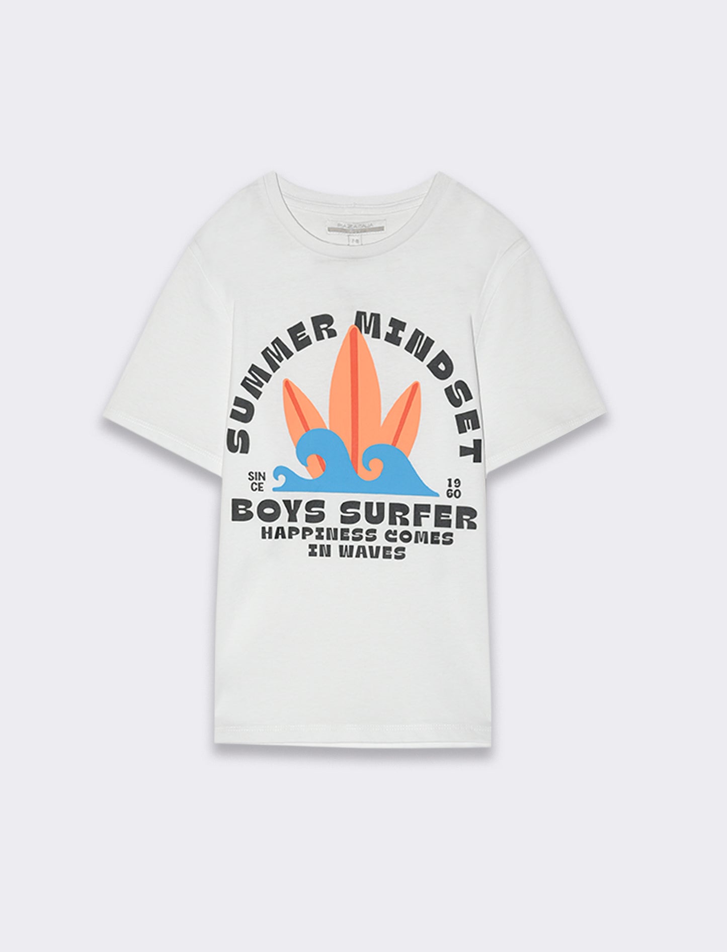 T-shirt con stampa summer da bambino - Bianco