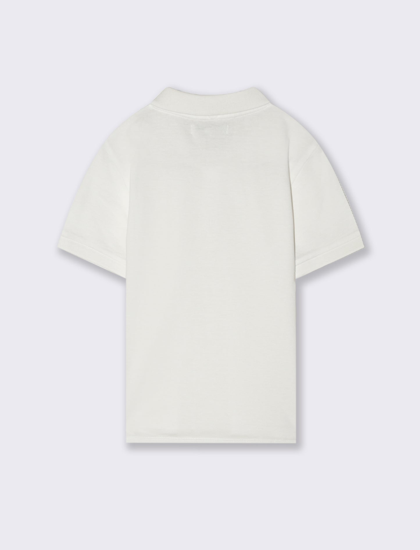 Polo mezza manica da bambino - Bianco