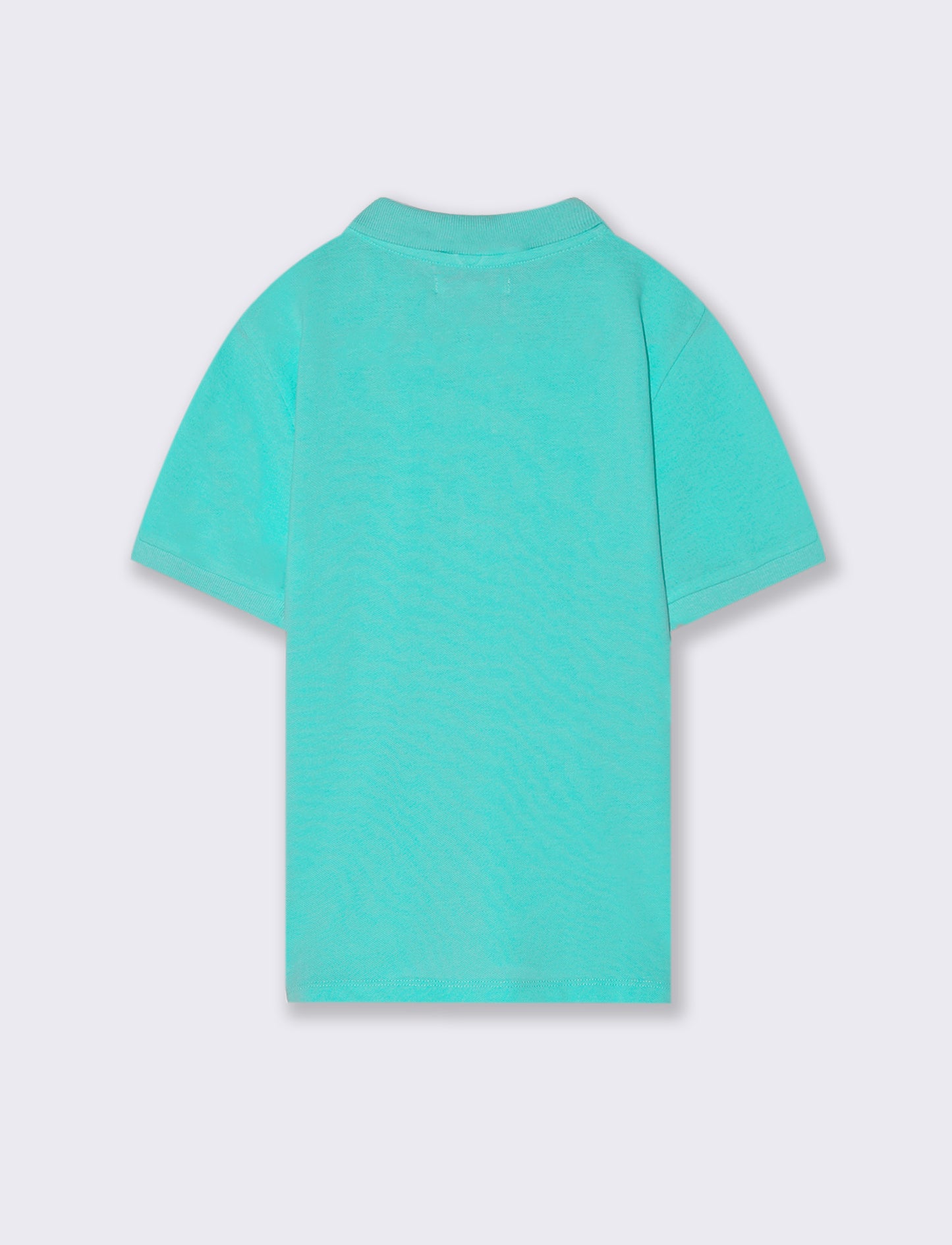 Polo mezza manica da bambino - Verde acqua